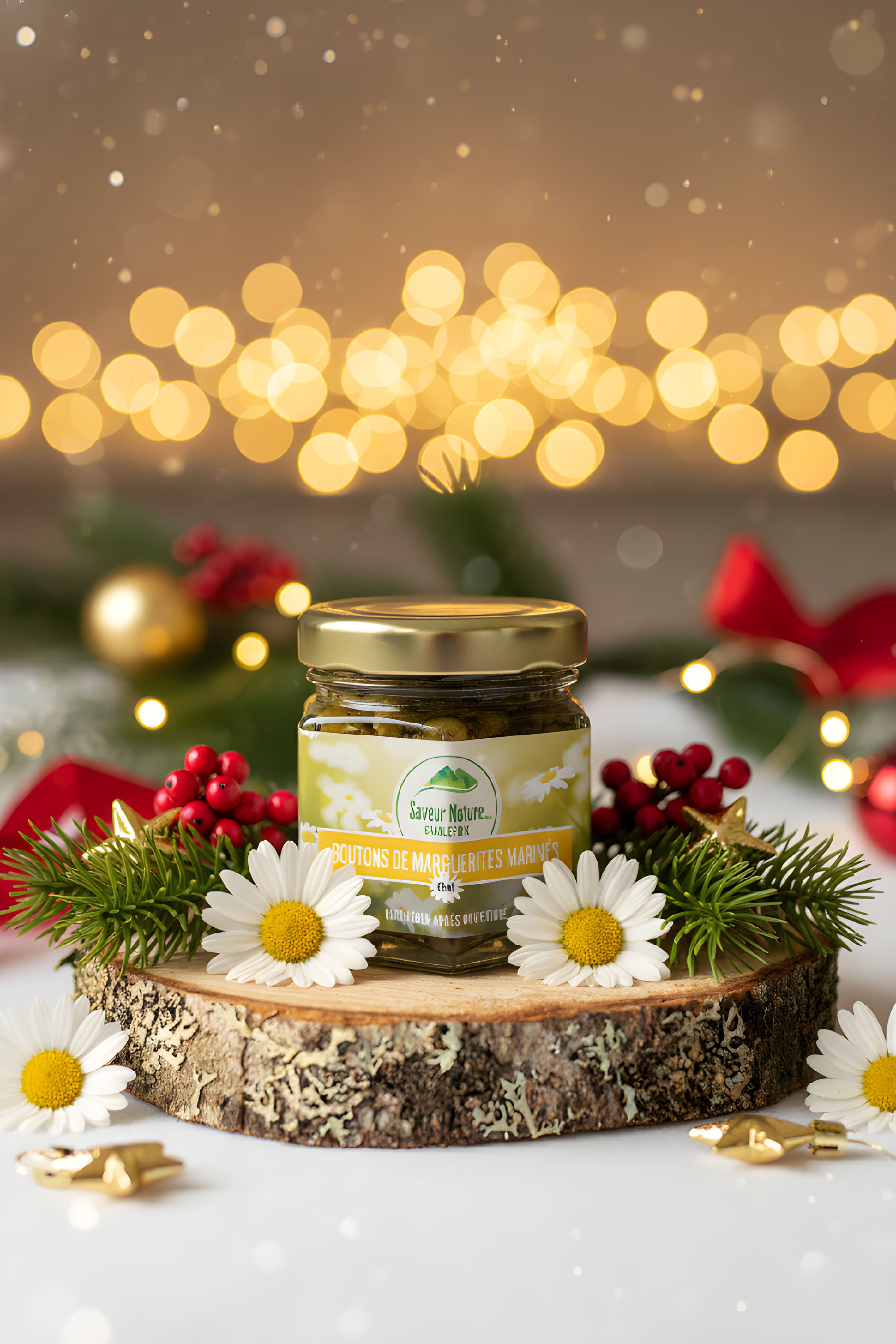 Boutons de marguerites marinés