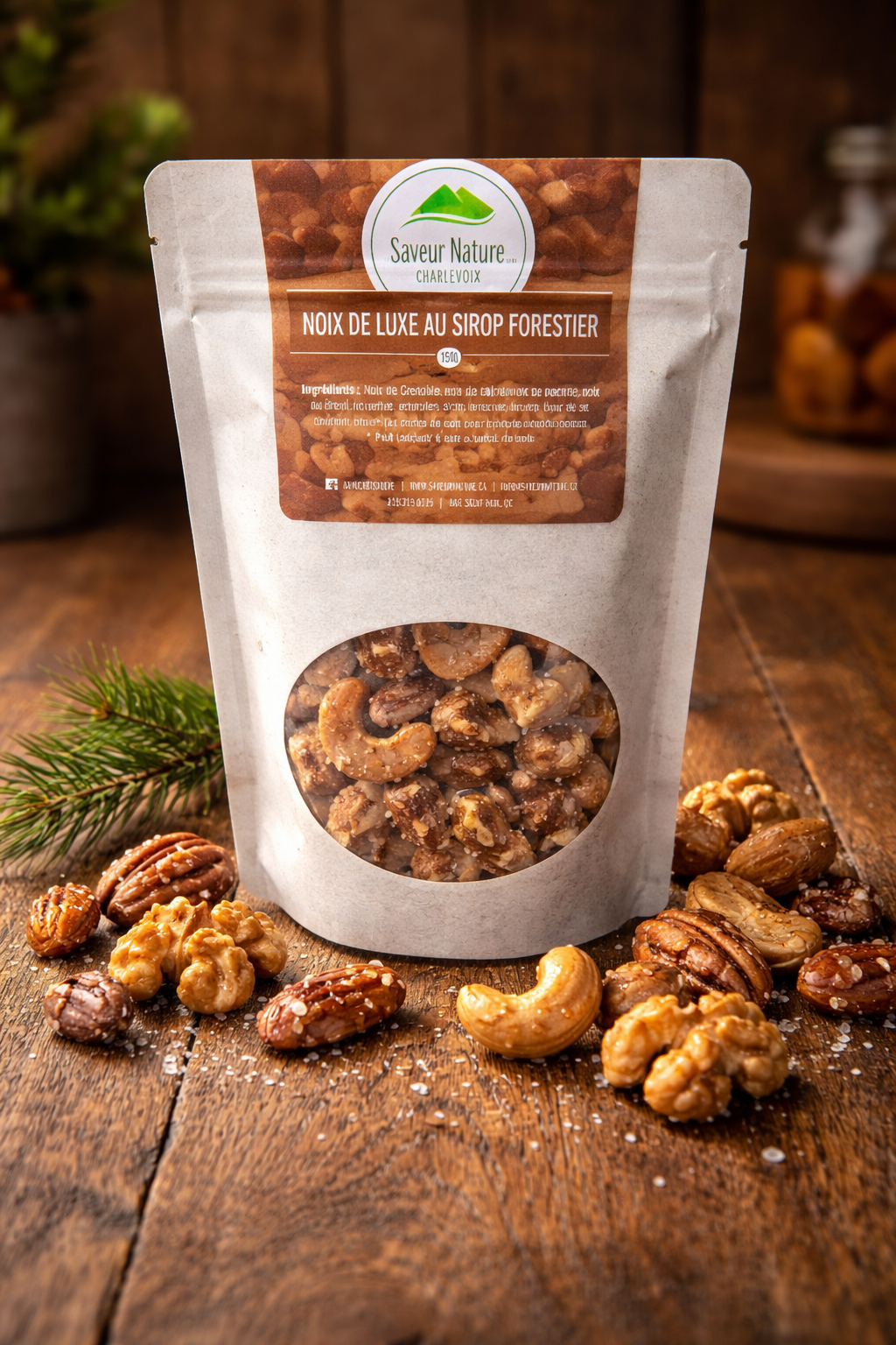 Noix de luxe au sirop forestier