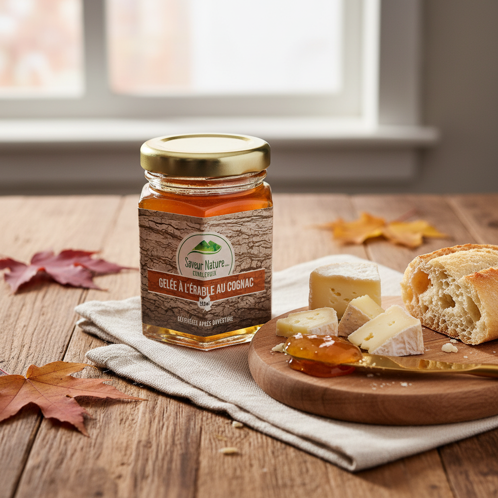 Gelée à l'érable au cognac