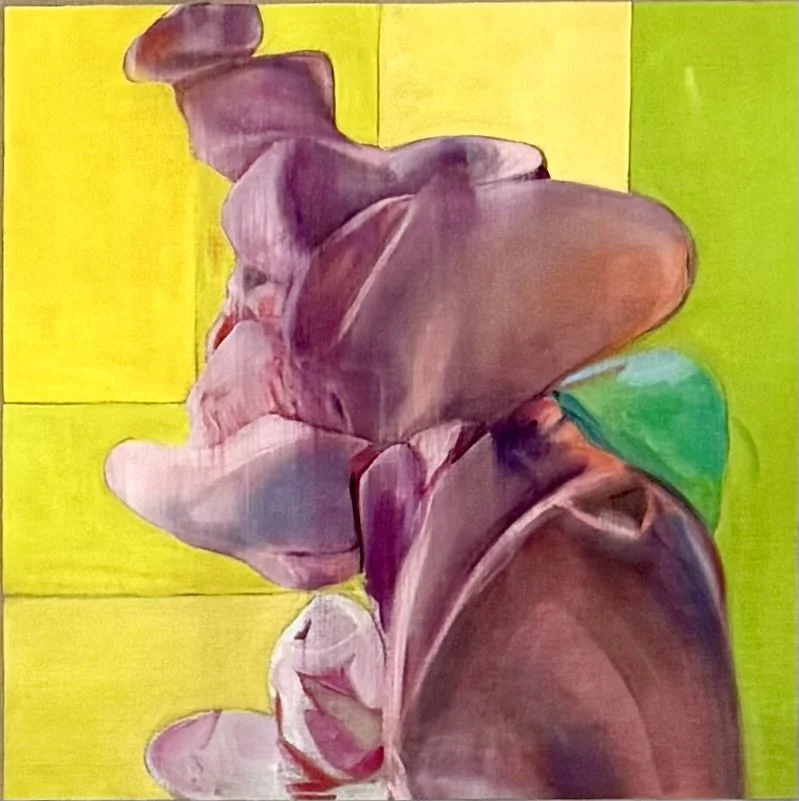 Pink Elephant, 30 x 30, oil on linen, 2025