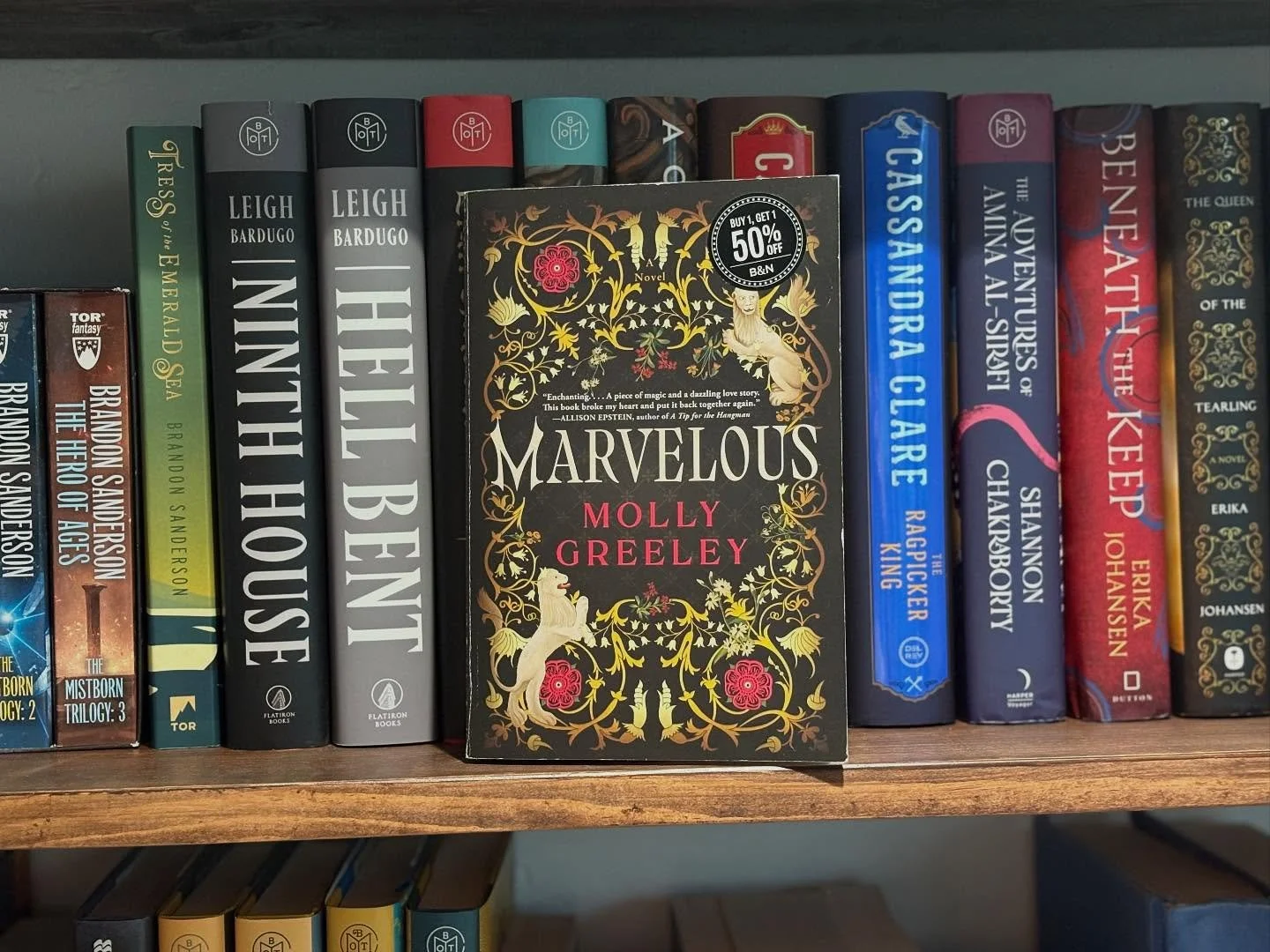 Grew up loving Beauty and the Beast? Then you absolutely need to add Marvelous by Molly Greeley to your TBR! It’s a beautiful story that beautifully written. I was enchanted right from the beginning. 
#booksta #mollygreeley #marvelous #beautya