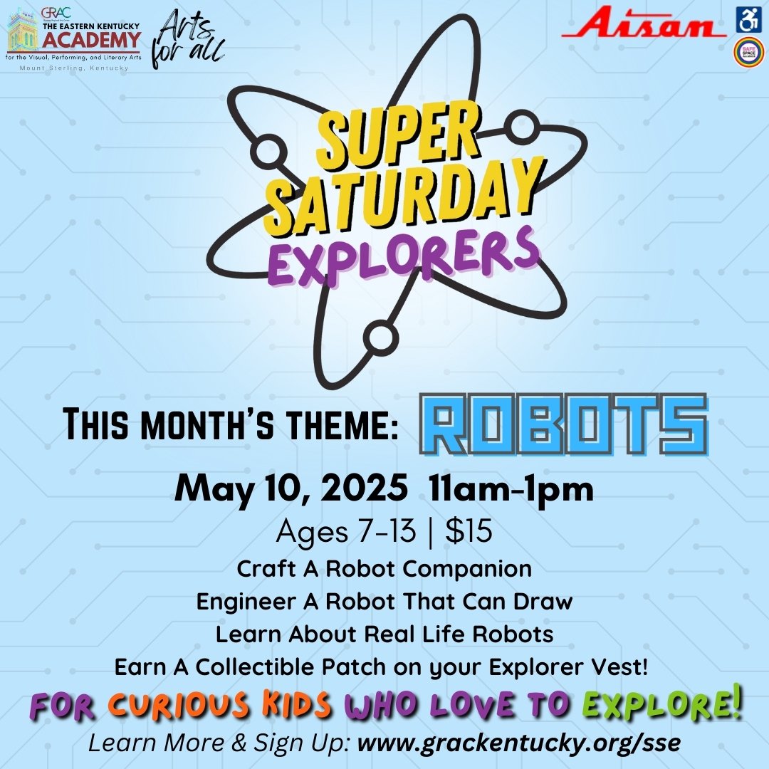 Super Saturday Explorers: Robots