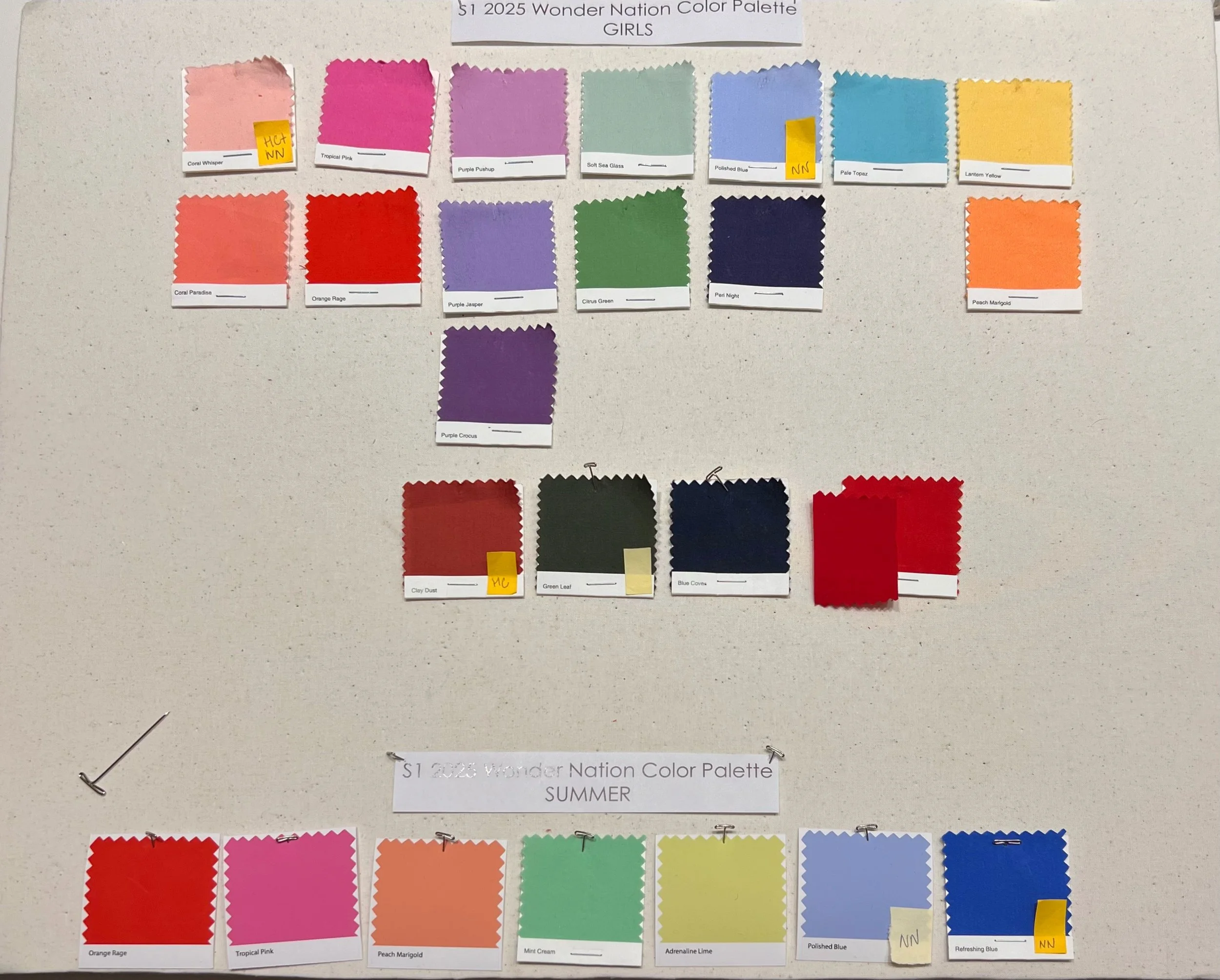 Color Palette transition for 2 seasons