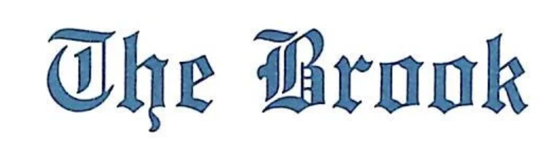 Stylized text reading 'The Book' in gothic font with a blue color.