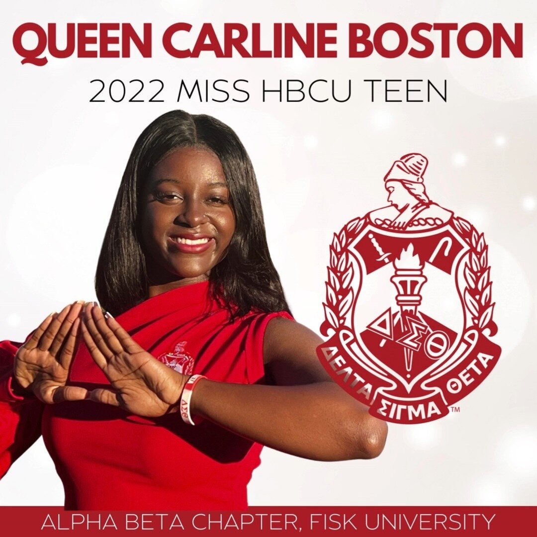 🎉 Family, join us in congratulating Queen Carline @carlinee.b on crossing Delta Sigma Theta, Sorority, Inc. at Fisk University! 🔺🐘
@_prettyabdeltas @Fiskuniversity&nbsp;#WCW

👸🏾 #HerStory&nbsp;- Carline is the 2nd Miss HBCU Teen &amp; first Miss