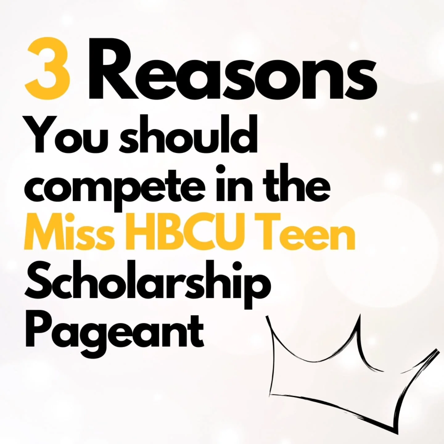 👑✨ 3 Reasons Why You Should Apply to @MissHBCUTeen

It's a head start on your future at an HBCU!

🎓 We pour into our contestants through college prep, pageant prep, financial literacy, and real networking opportunities
💰 Multiple contestants earn 