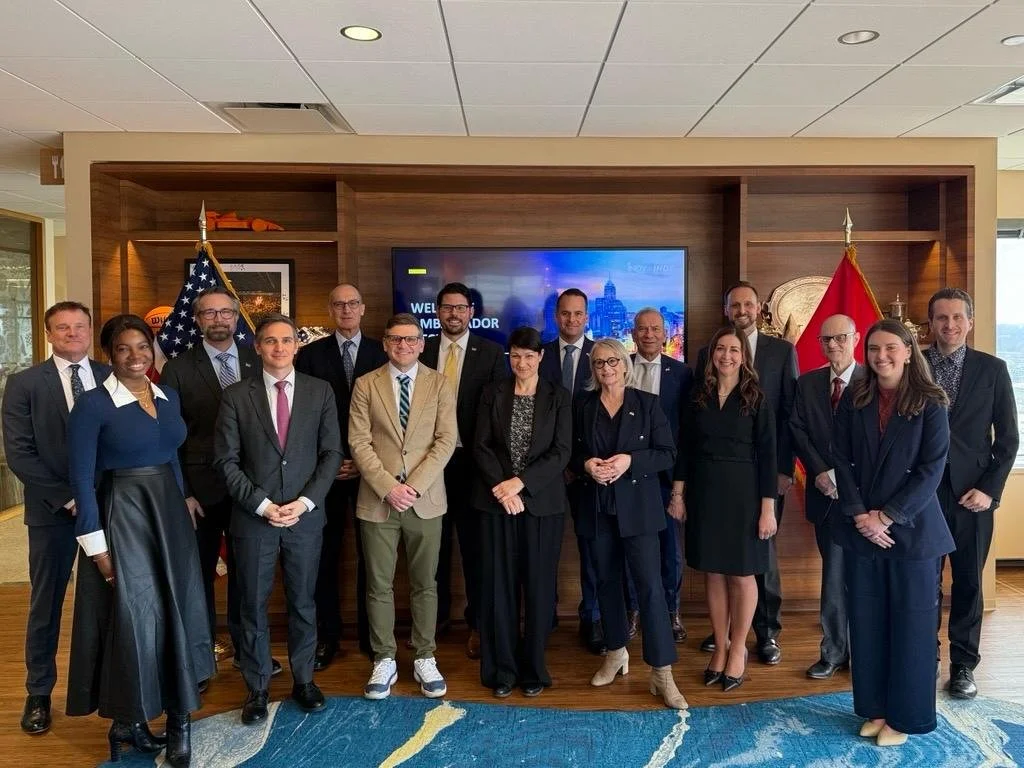 Swiss Ambassador, Parliamentarians Visit Indiana
