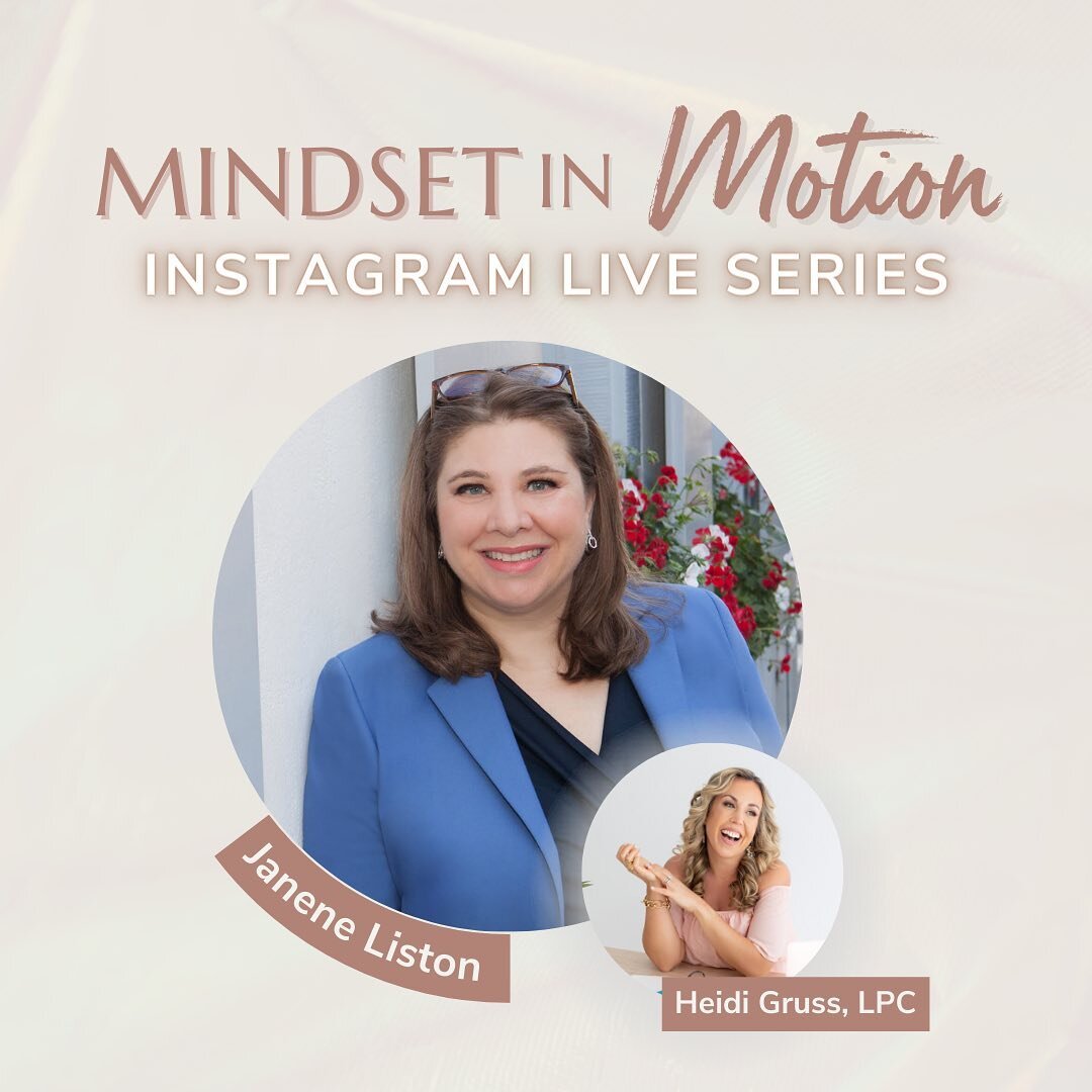 Join me TODAY for another Mindset in Motion IG Live with Janene Liston (@thepricinglady)!

Janene is a pricing expert who helps her clients nail their pricing so they can create sustainably profitable businesses.

If you&rsquo;ve ever been unsure or 