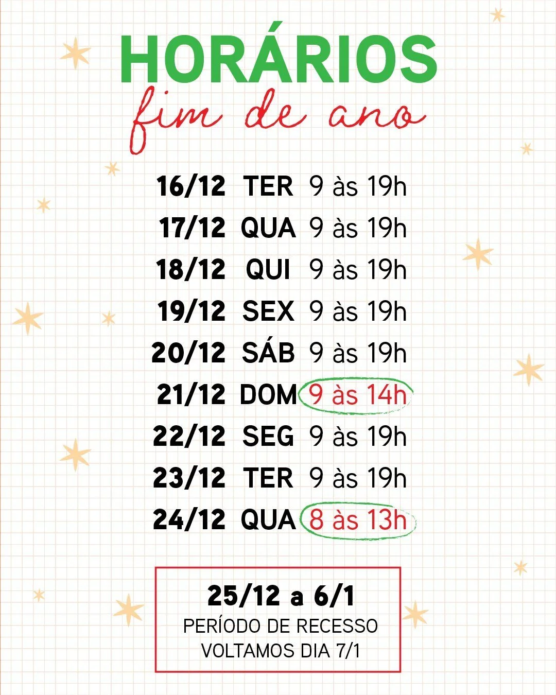 Todo ano a gente corre muito pra poder parar e descansar um pouquinho durante as festas. Eu mere&ccedil;o, voc&ecirc; merece, todo mundo que trabalha aqui merece.

Ent&atilde;o vamos trabalhar bastante e produzir muitas coisas gostosas para todo mund