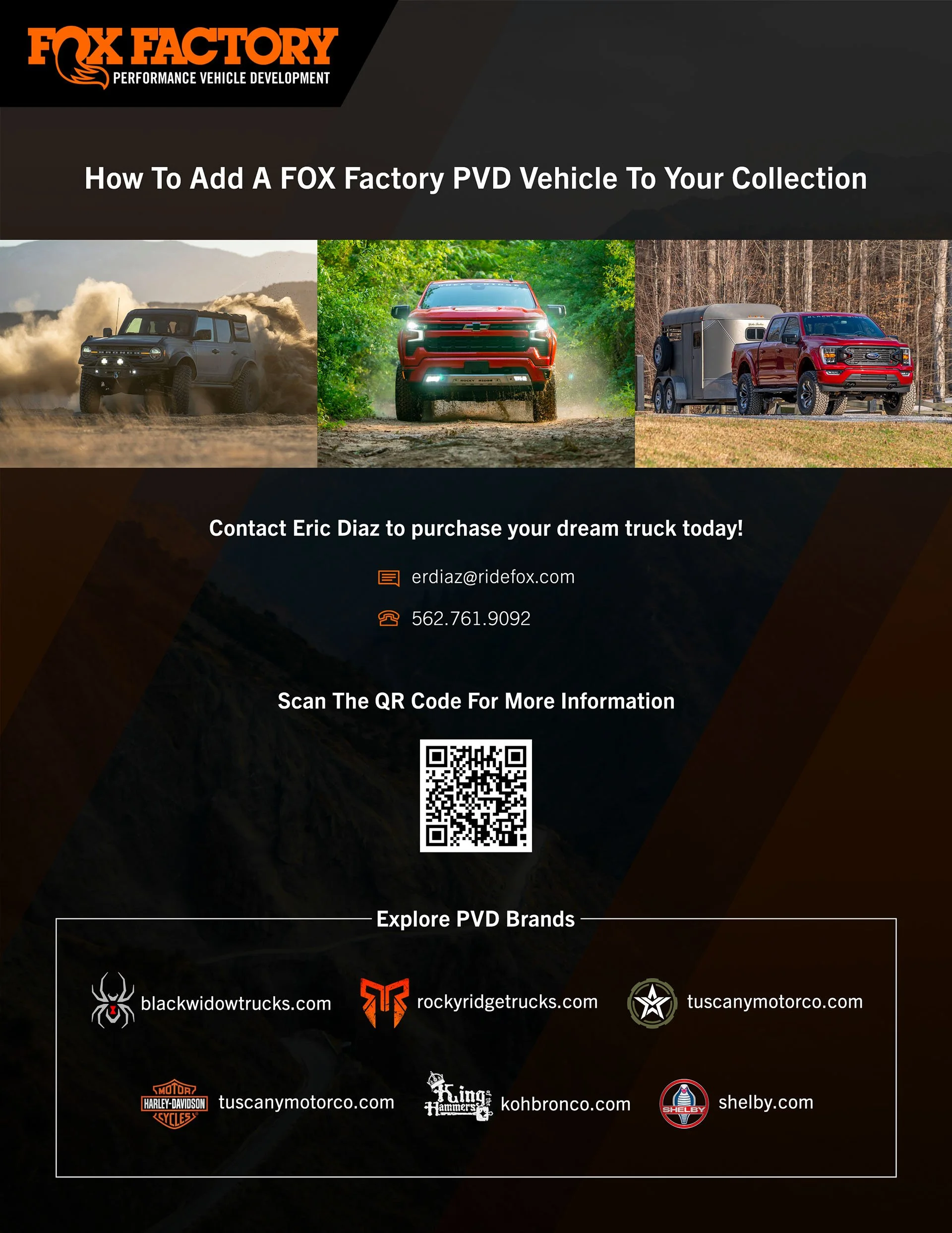 Product Catalog — Fox Factory PVD Portal
