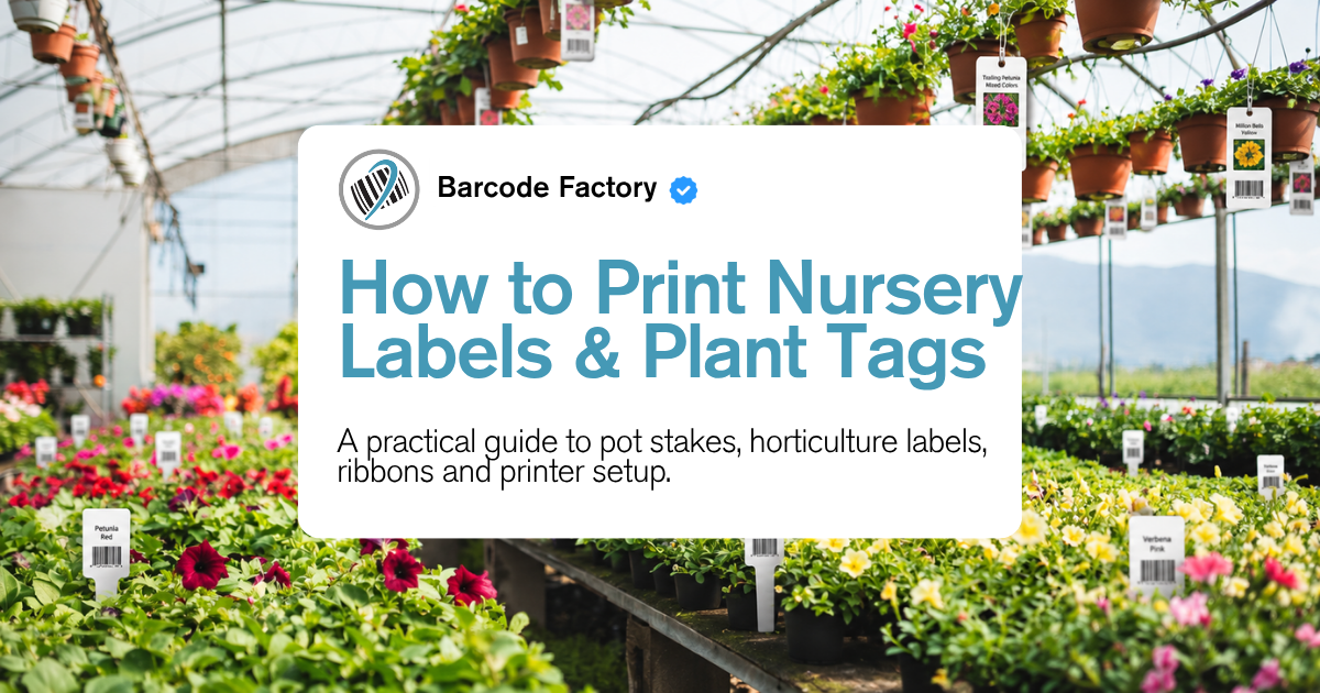 How to Print Nursery Labels and Plant Tags