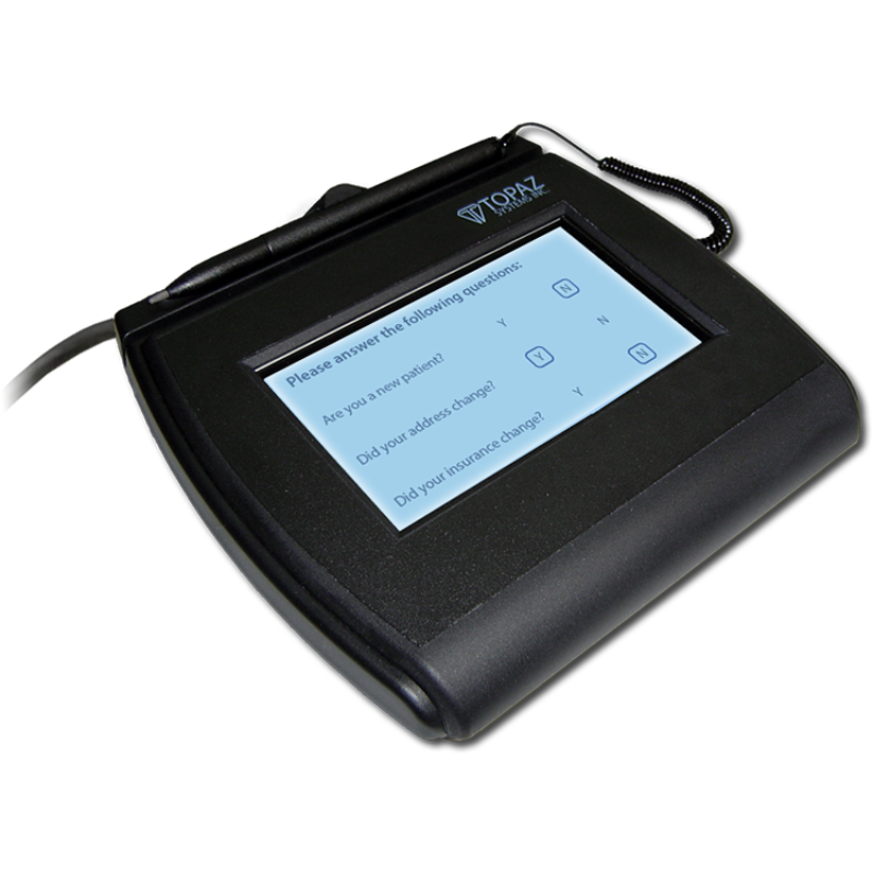 topaz siglight electronic signature pad
