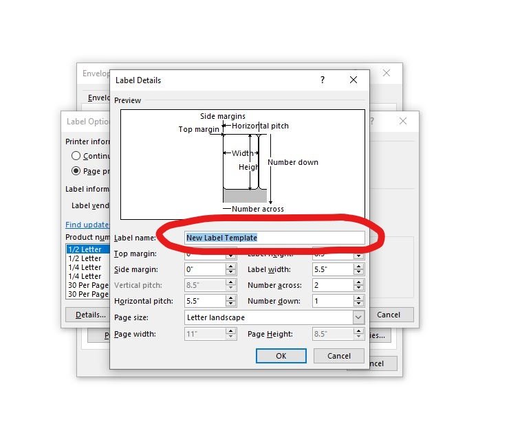 How to Create Your Own Label Template in Microsoft Word — BarcodeFactory  Blog