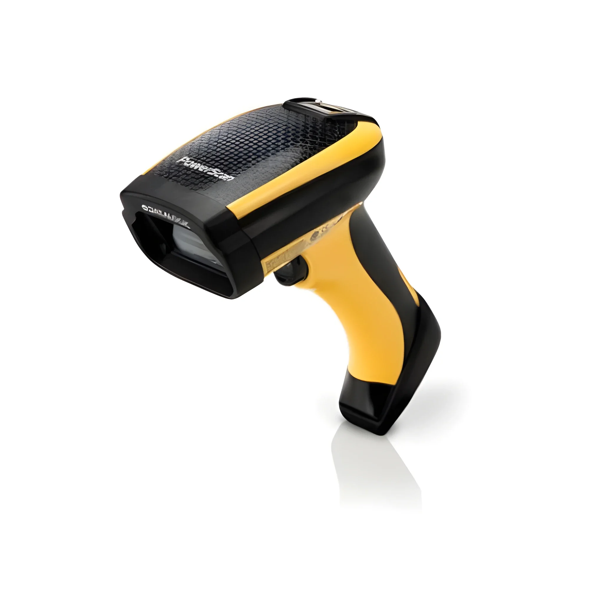 the datalogic powerscan 9500 dpm scanner on a plain white background