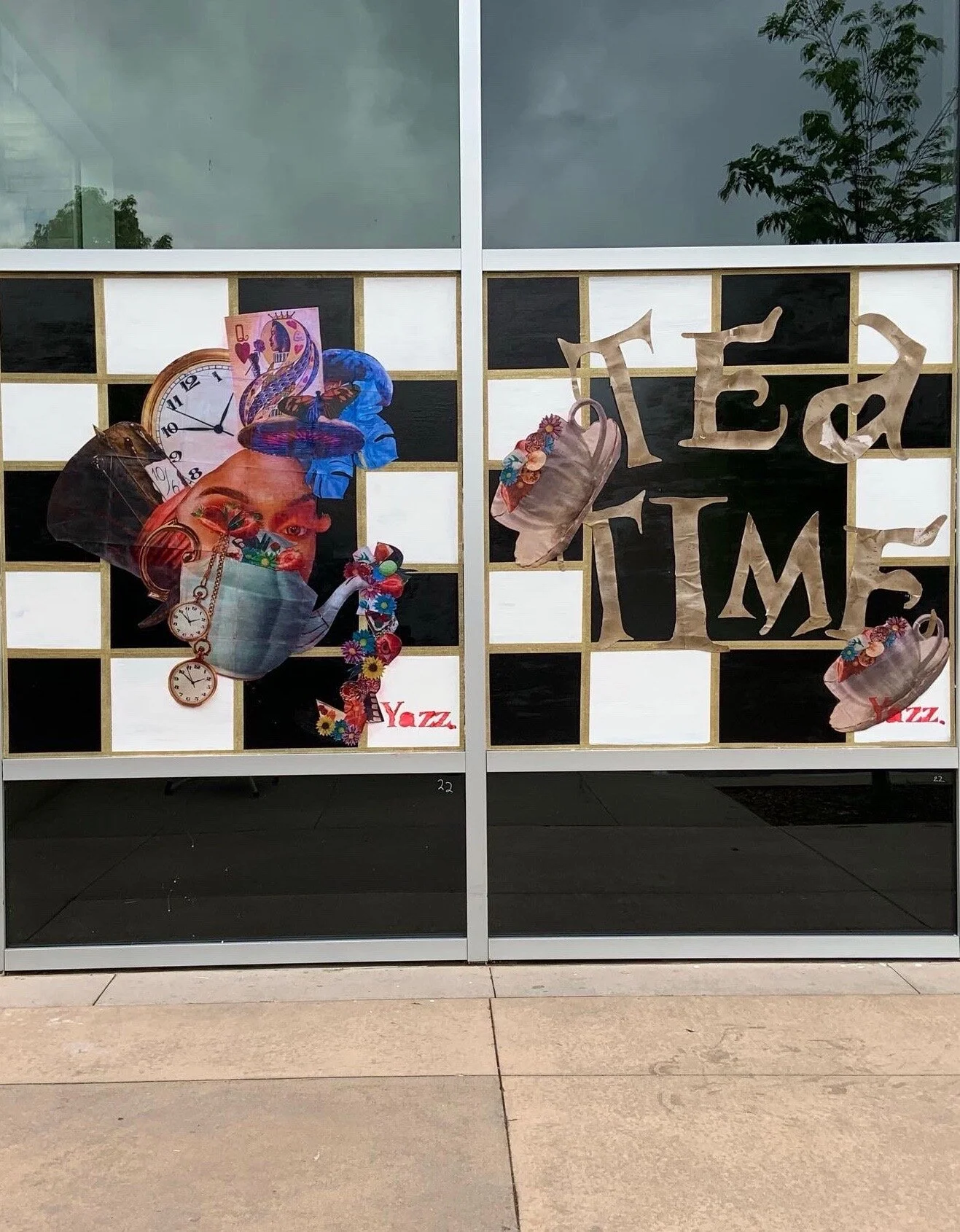 Tea Time Mural. @Orchard Town Center Art Walk 2021