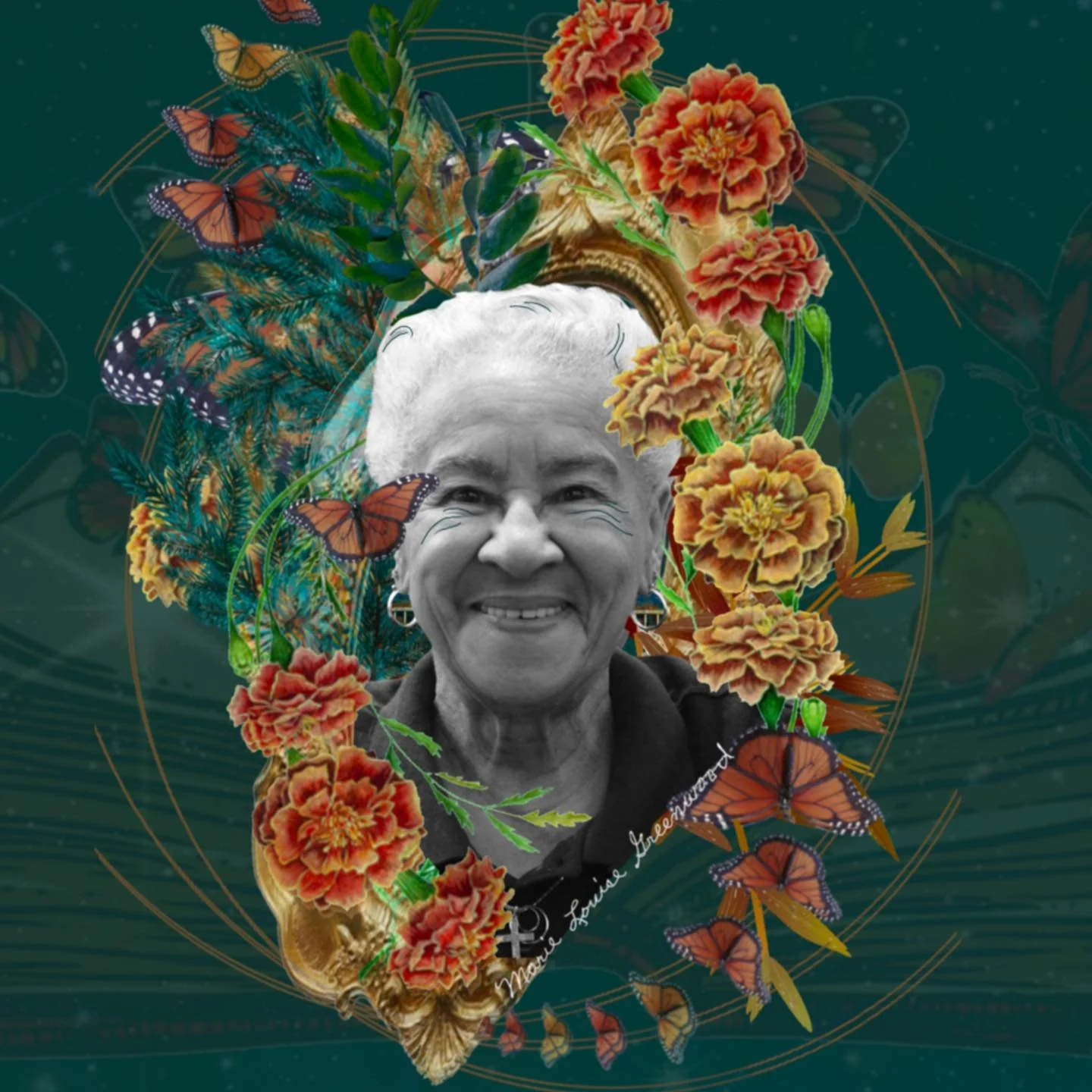 Mrs. Marie L. Greenwood 🪴🌱

I had the beautiful opportunity to create this piece honoring thee Mrs. Marie L. Greenwood for the Each One Teach One Garden over at Greenwood Elementary. 

Fun fact, my grandma and auntie were good friends with Mrs. Gre
