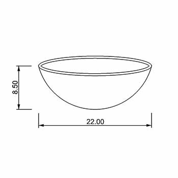 Bowls Dimensions & Drawings