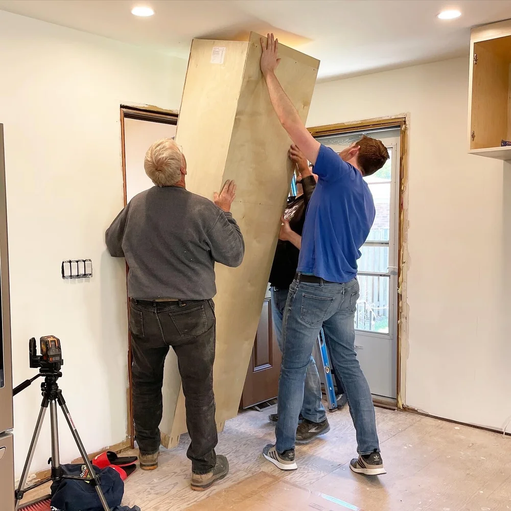 Getting the tall ones in was rough. 