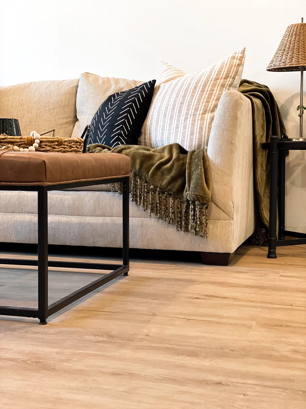 I floored the entire living room.