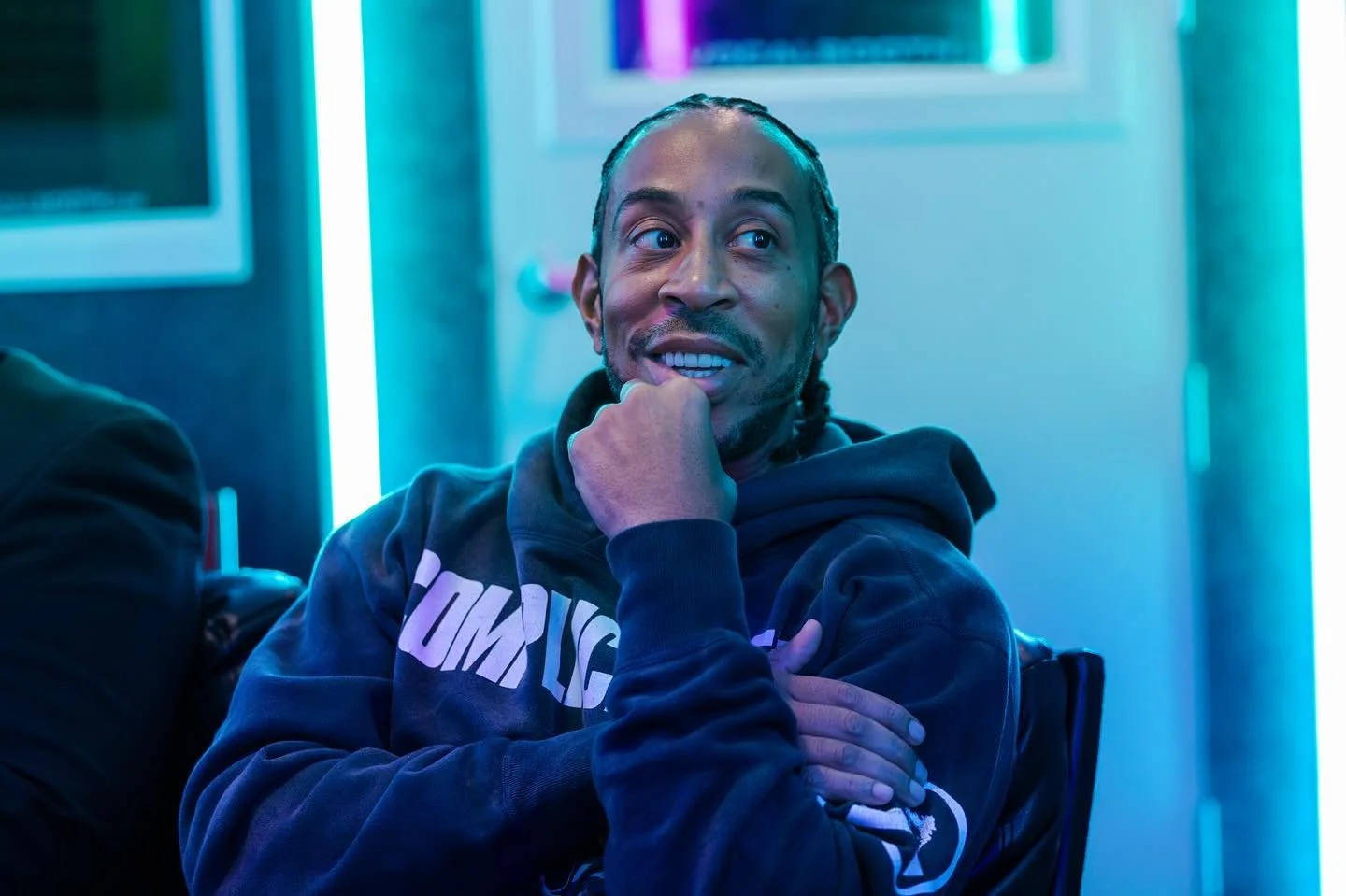 Last month, @ludacris swung by the @NotesforNotes Studio at @covenanthousega to drop some knowledge on young producers and artists honing their craft. Covenant House GA provides shelter and support to youth experiencing homelessness and inside the fa