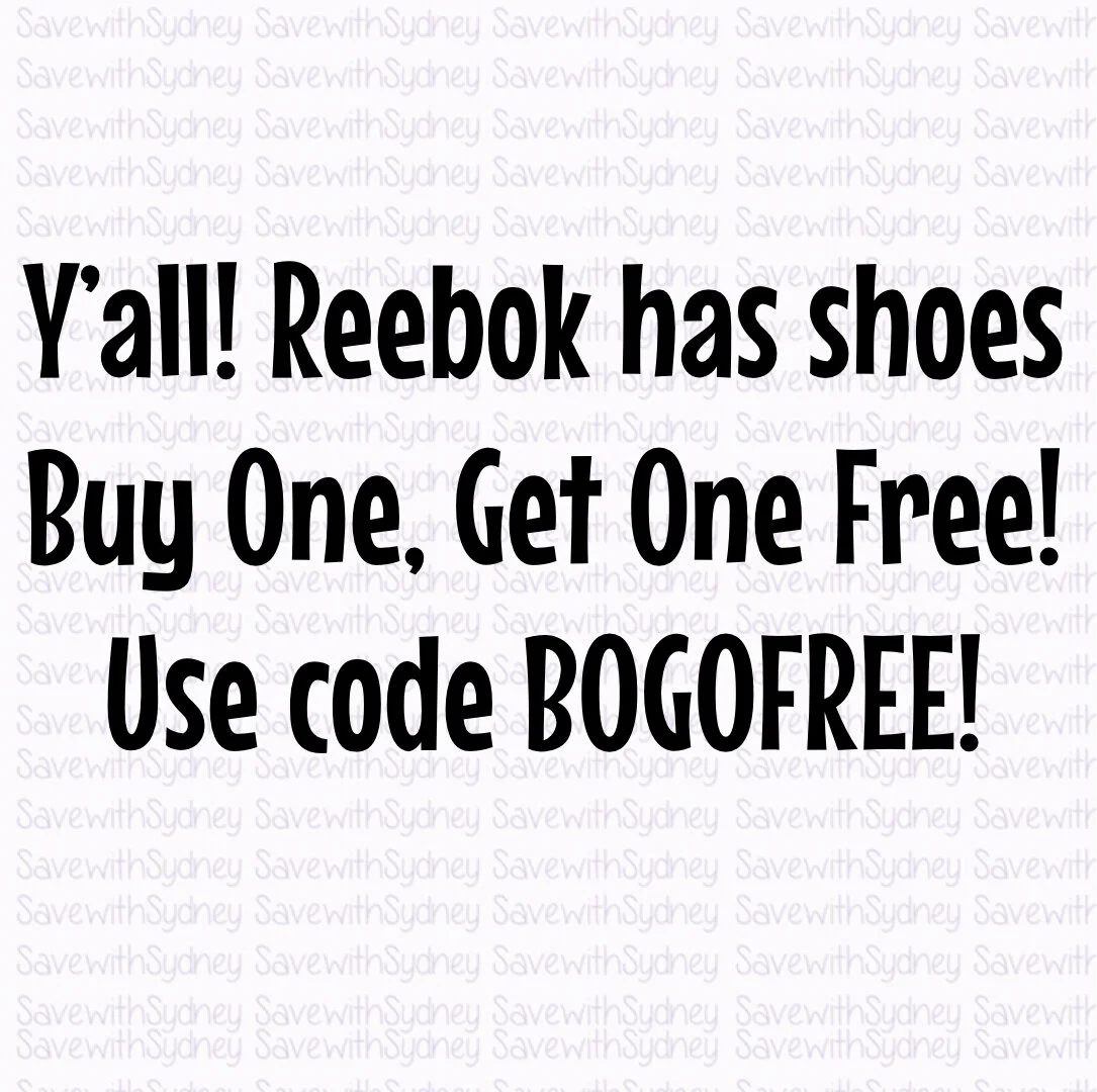 reebok bogo