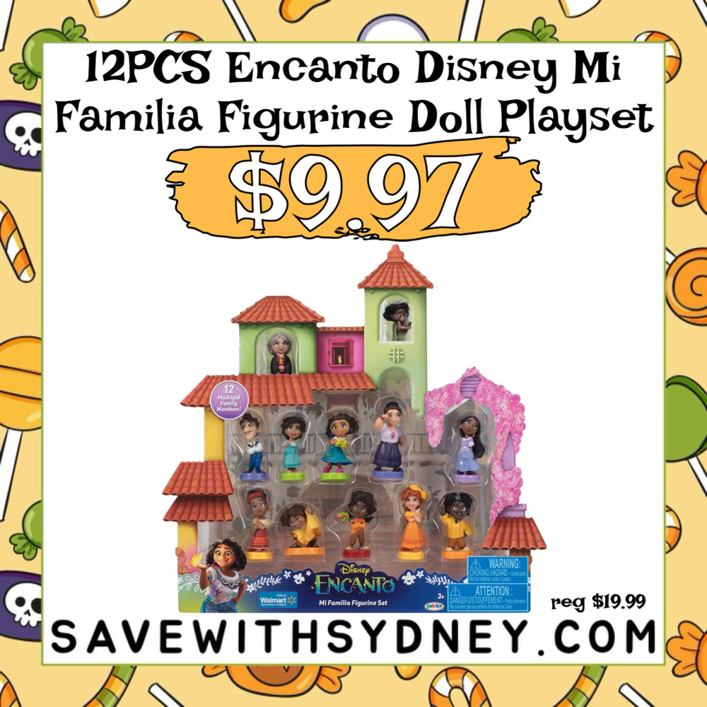Encanto Disney Mi Familia Figurine Doll Playset, 12 Pieces