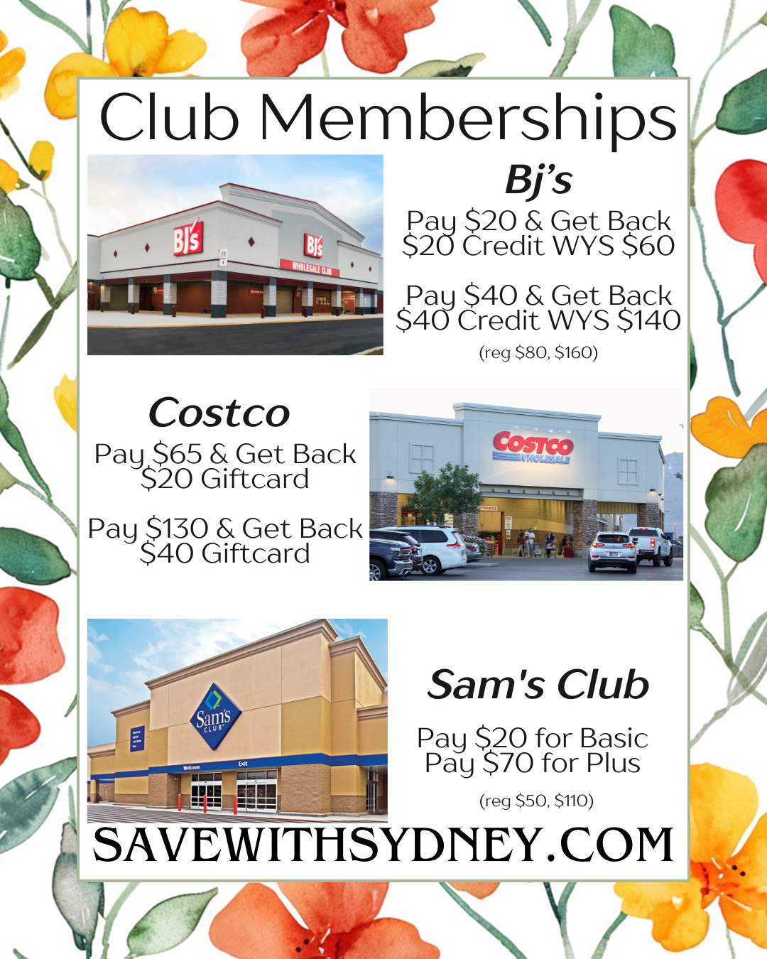 Club Memberships