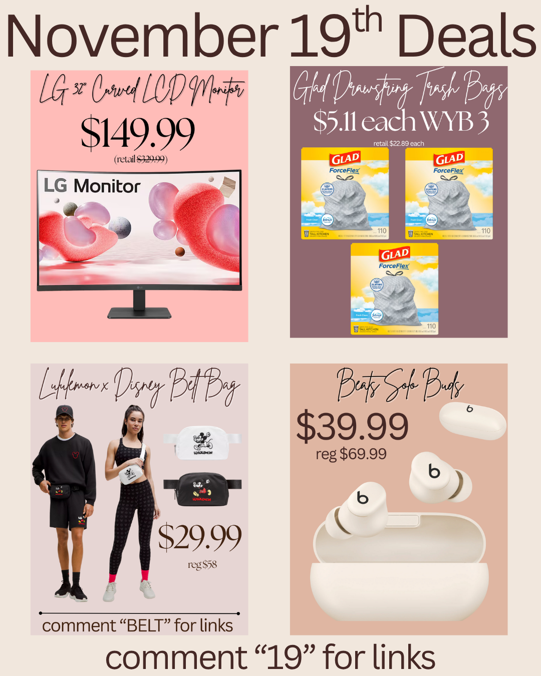 November 19th Deals