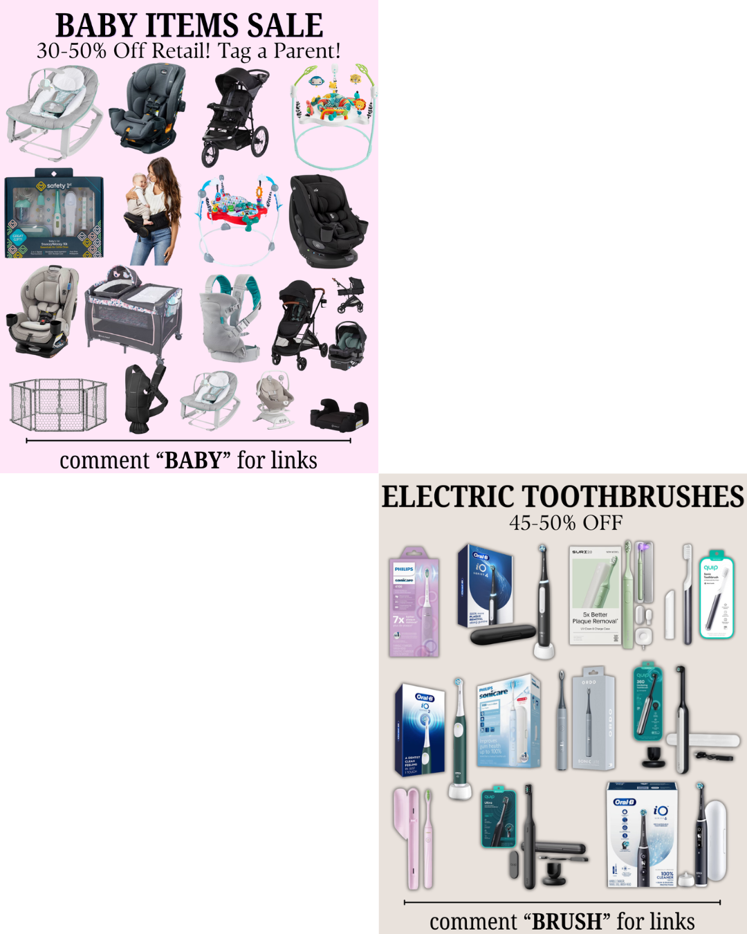 Baby Items &amp; Electric Toothbrush