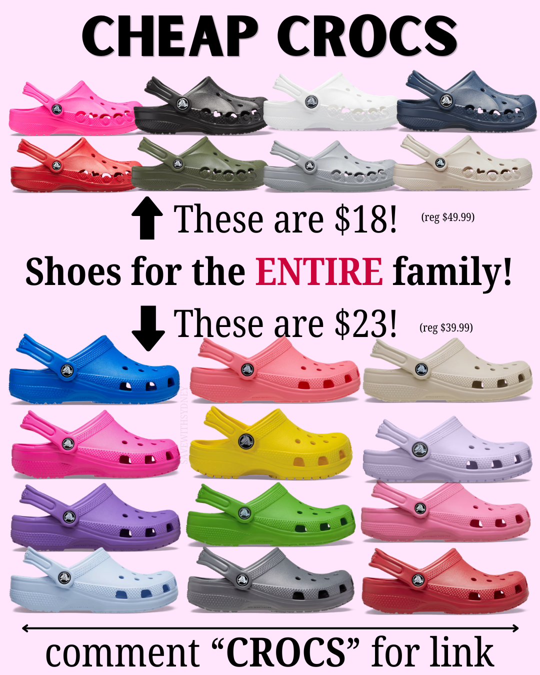 CROCS SALE