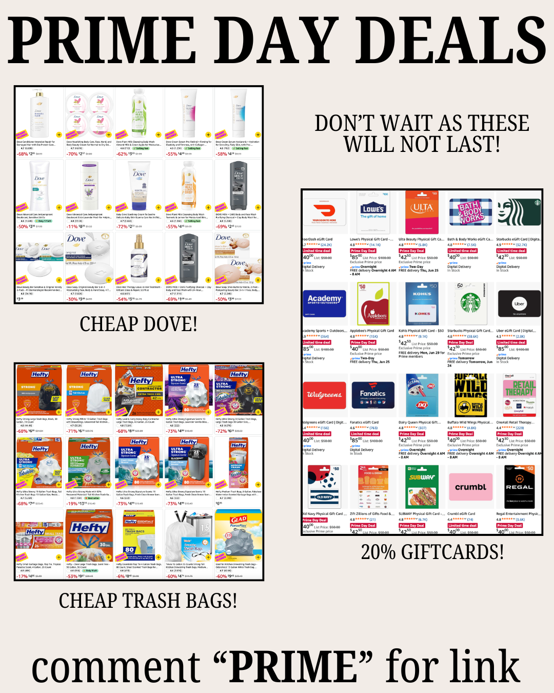 PRIME DAY DEALS