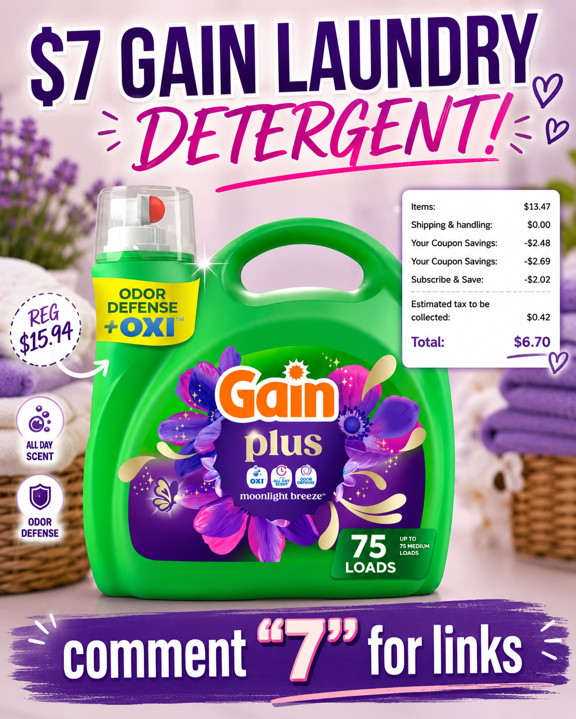 Gain Laundry Detergent 