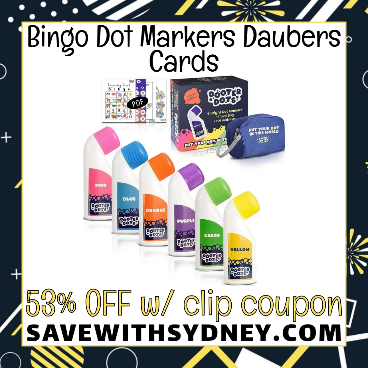Bingo Dot Markers Daubers Cards 10.95 — Save with Sydney