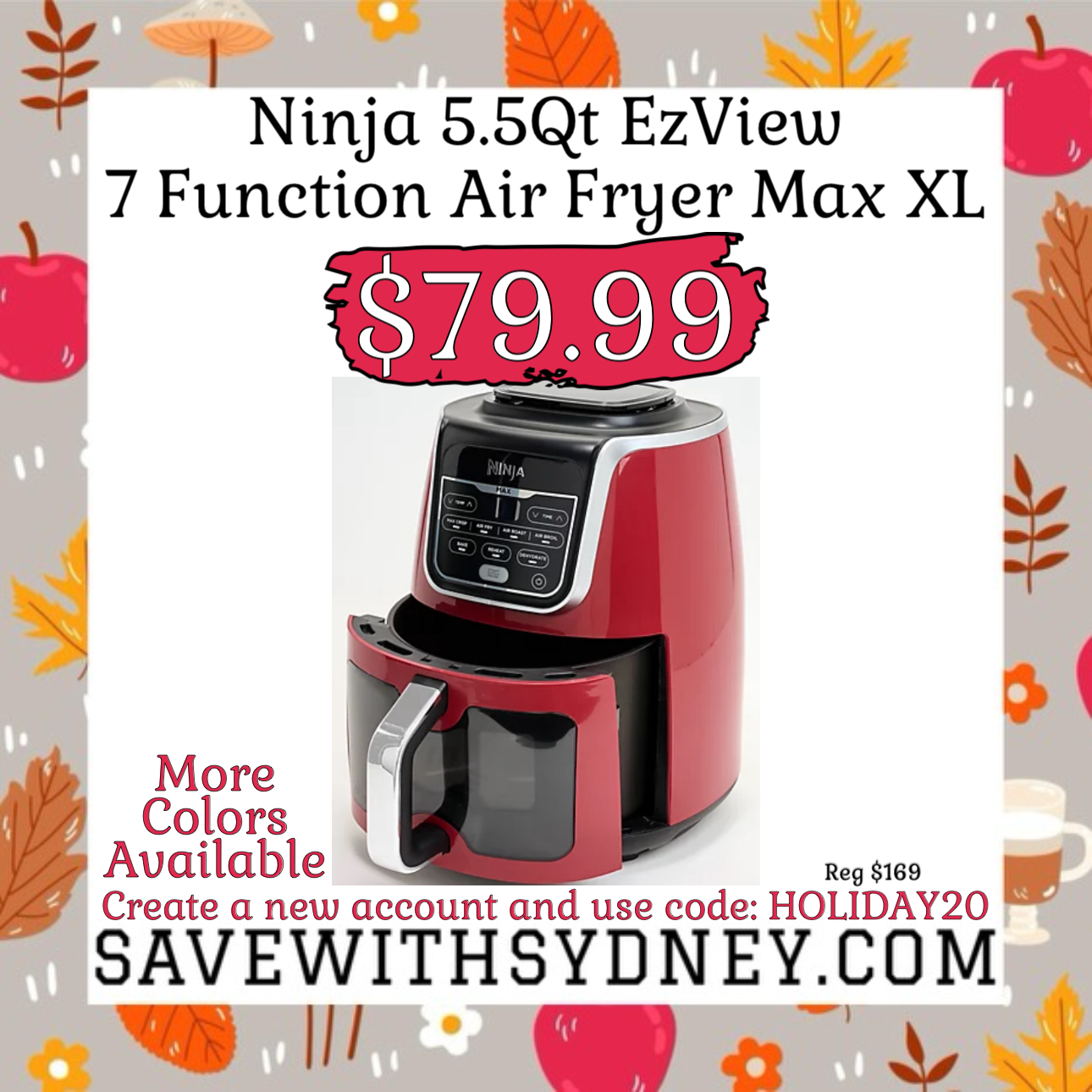 Ninja EzView 7 Function Air Fryer Max XL