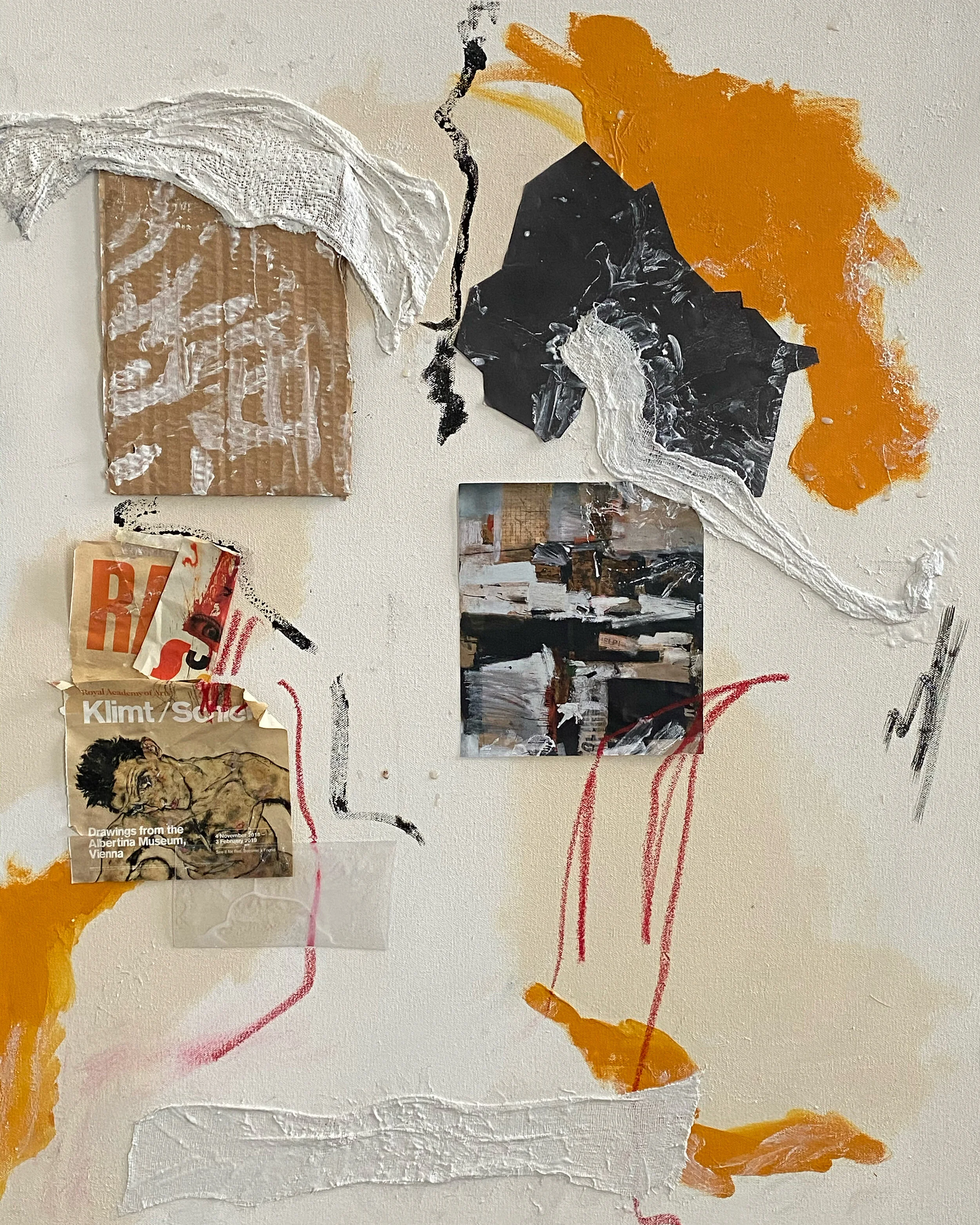 Rauschenberg meets Schiele, 2019-2020