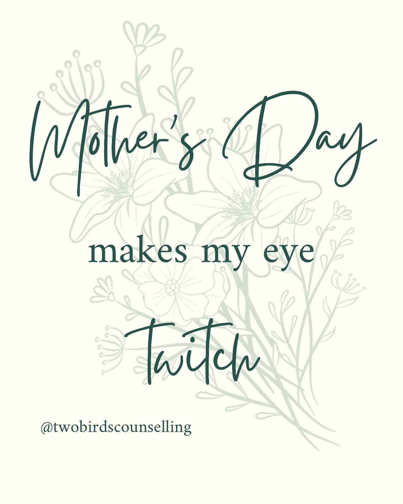 If you love Mother&rsquo;s Day, that&rsquo;s awesome! I hope you have the best best day and feel loved and appreciated and maybe even rested.

I want to like Mother&rsquo;s Day, but I don&rsquo;t- this year especially.

It feels empty-
performative-
