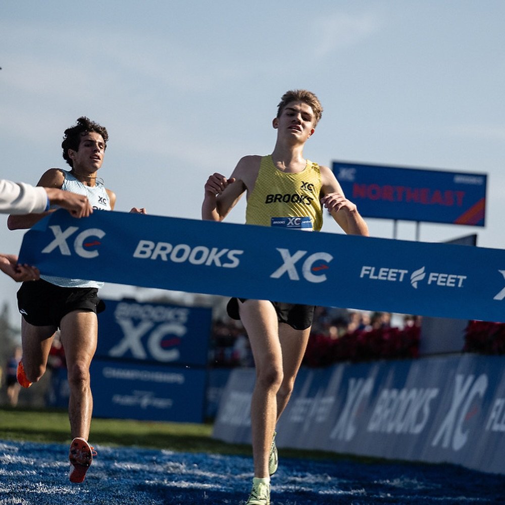 Brooks XC Championships Top 10 Boys 

Jackson Spencer - 15:10 (West) 
Marcelo Mantecon - 15:10 (South) 
Caden Leonard - 15:18 (South)  Yohanes Van Meerten - 15:21 (West) 
Sean Fries - 15:21 (Midwest)  Paul Van Laningham - 15:27 (South) 
Conor Lott - 
