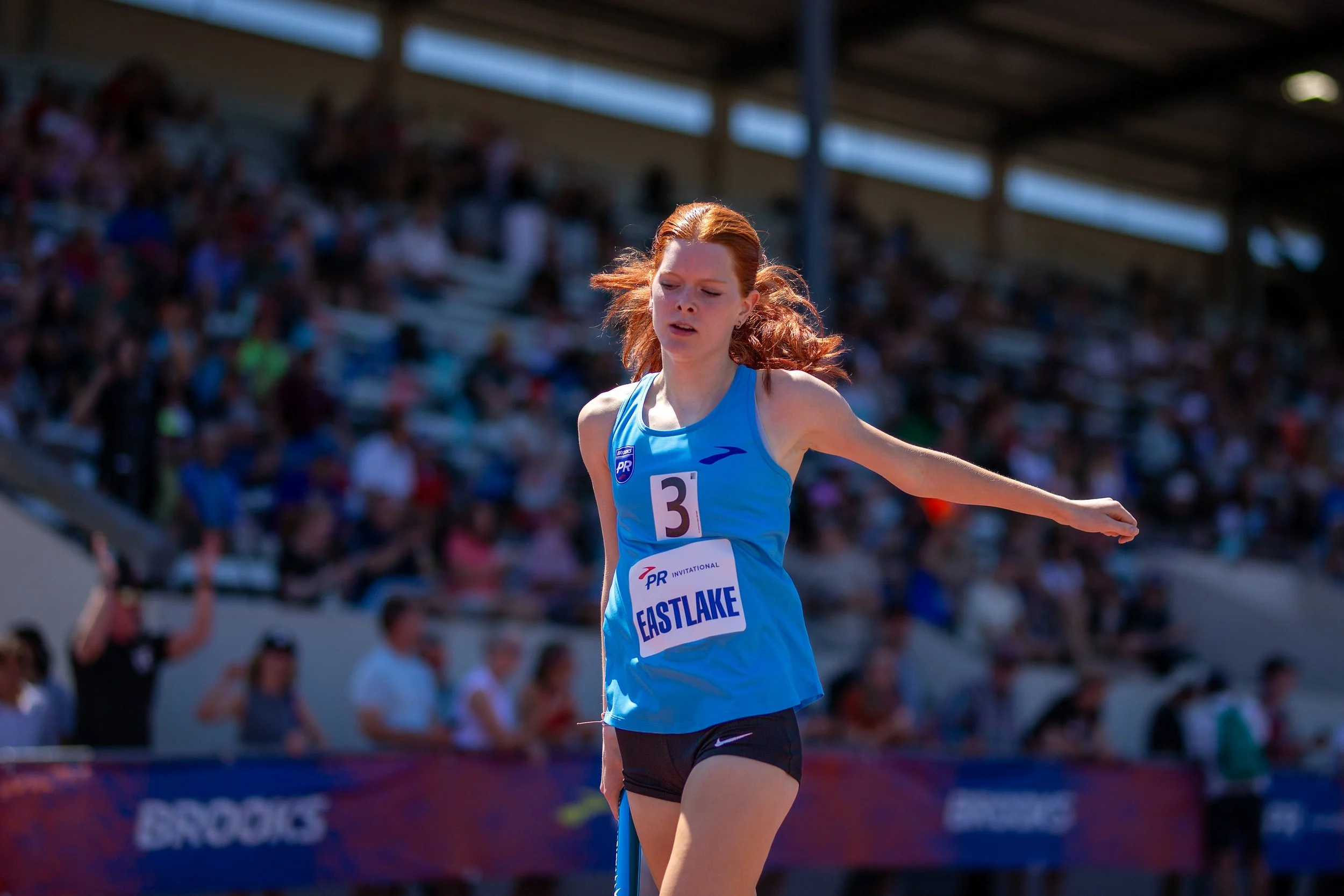 Racing at the Brooks PR Invitational