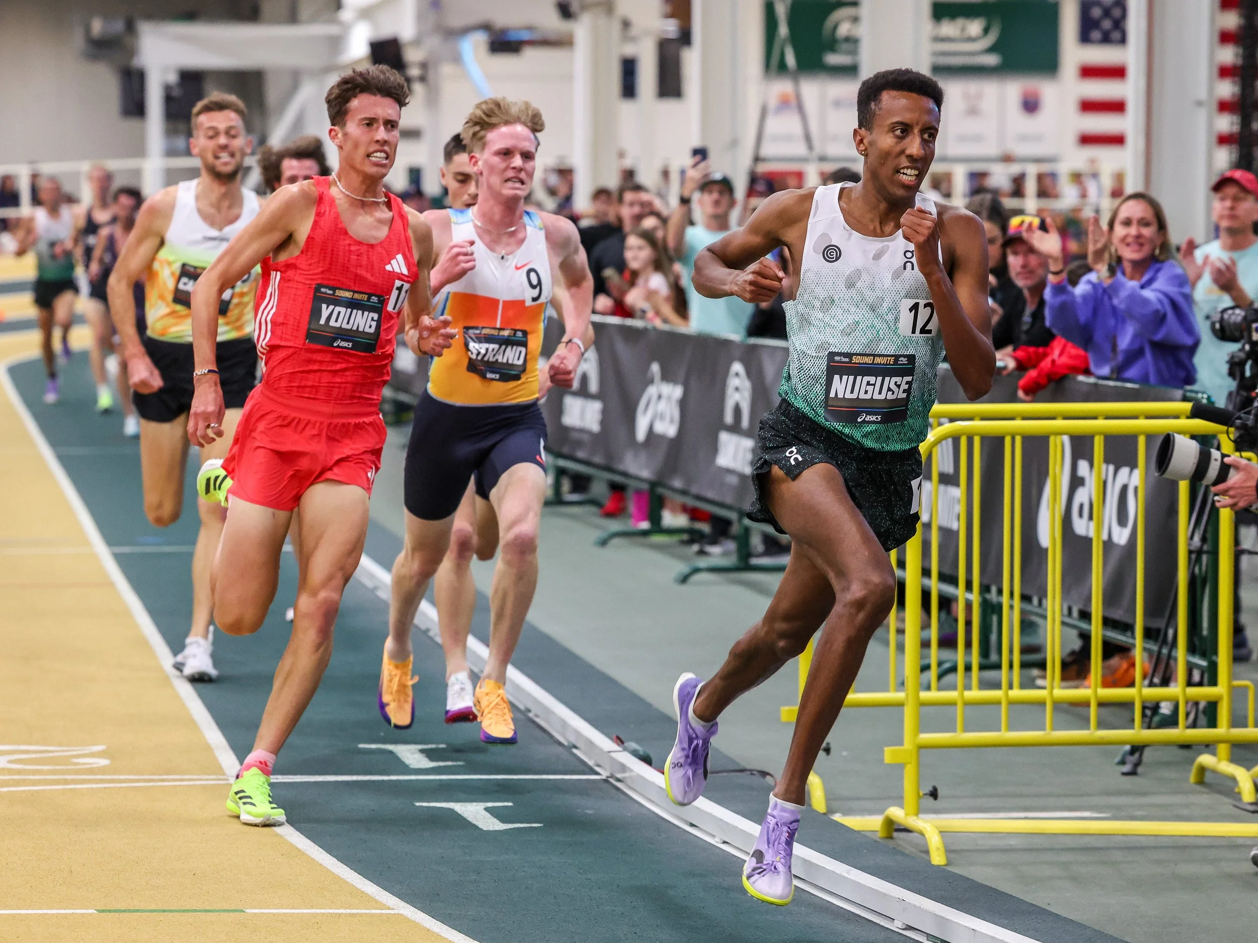 Men racing at the ASICS Sound Invite