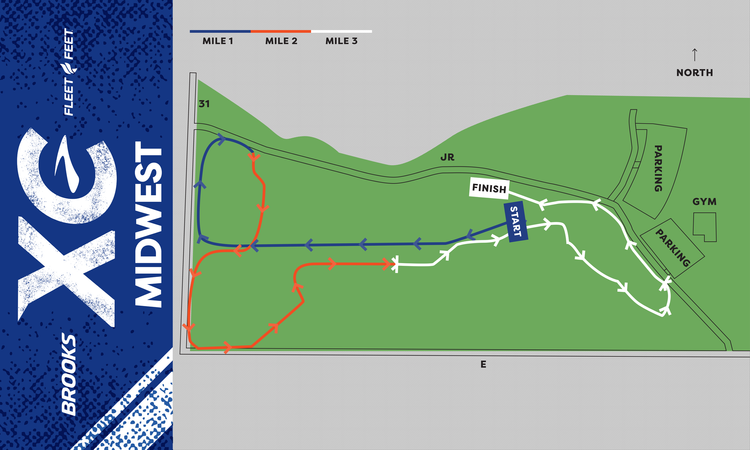 Midwest course map