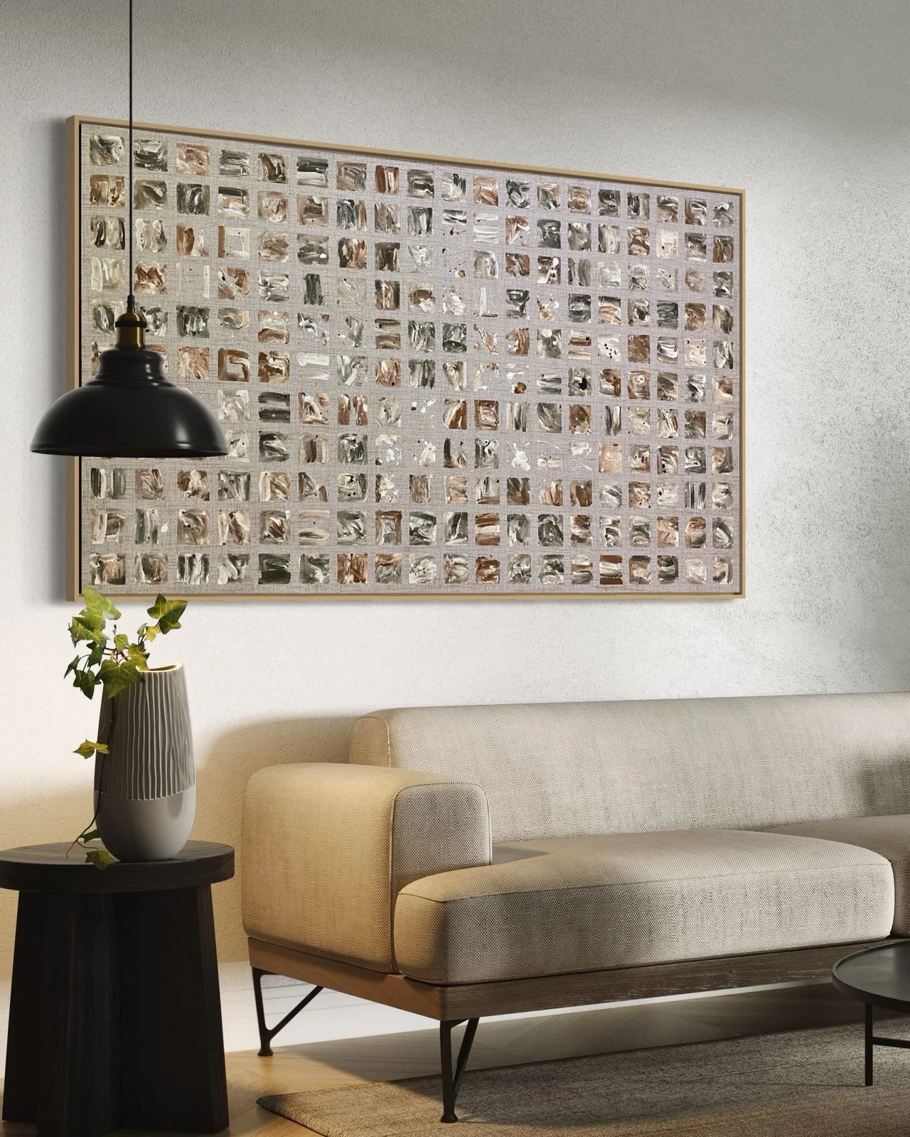 Artista: Florence Ortiz 
Titulo: Untitled
Serie: Fragmentos
Medidas: 92 X 153 cm
Técnica: técnica mixta sobre lino con marco de madera 