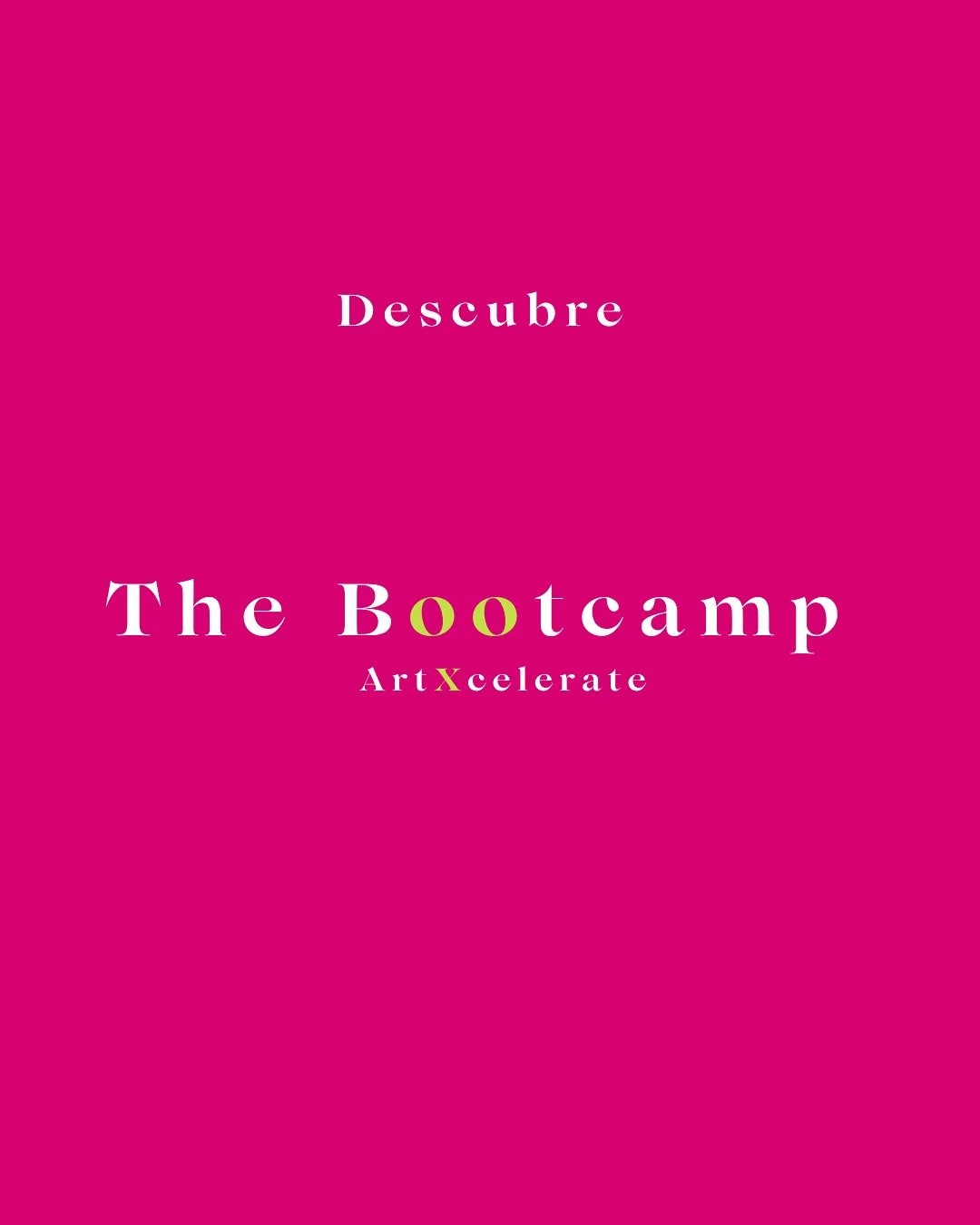 The Bootcamp: Lo que nadie te cuenta sobre vender arte 🔥

4 semanas intensivas donde te revelaremos nuestros secretos para crecer como artista y vender tu obra. 

Hablaremos de branding, marketing y modelos de venta DIFERENTES, incluyendo lo que hem