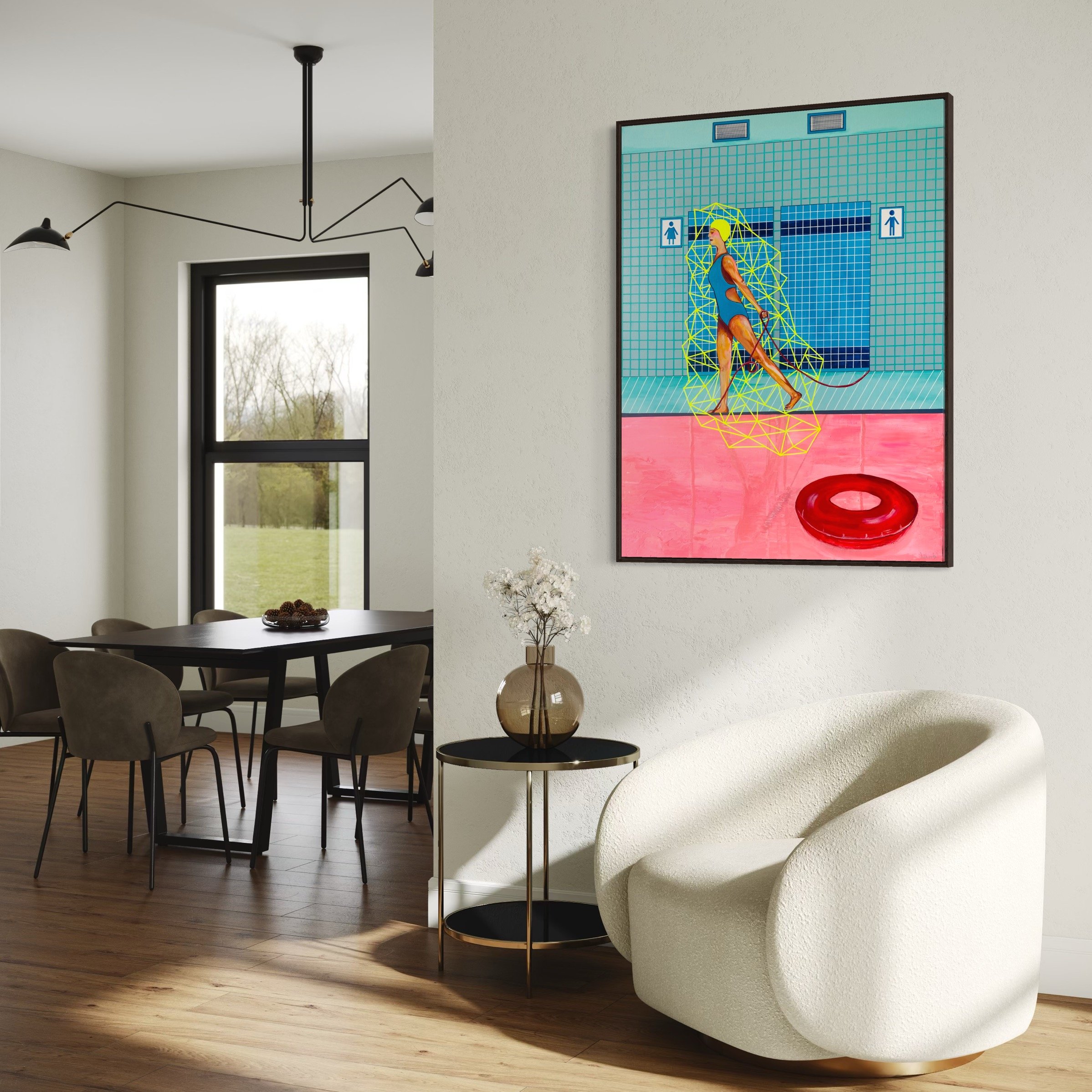 Artista: Maria Jose Villacorta
Titulo: PULL THE STRING
Medidas:120 x90 cm
Tecnica: Acrylic on canvas