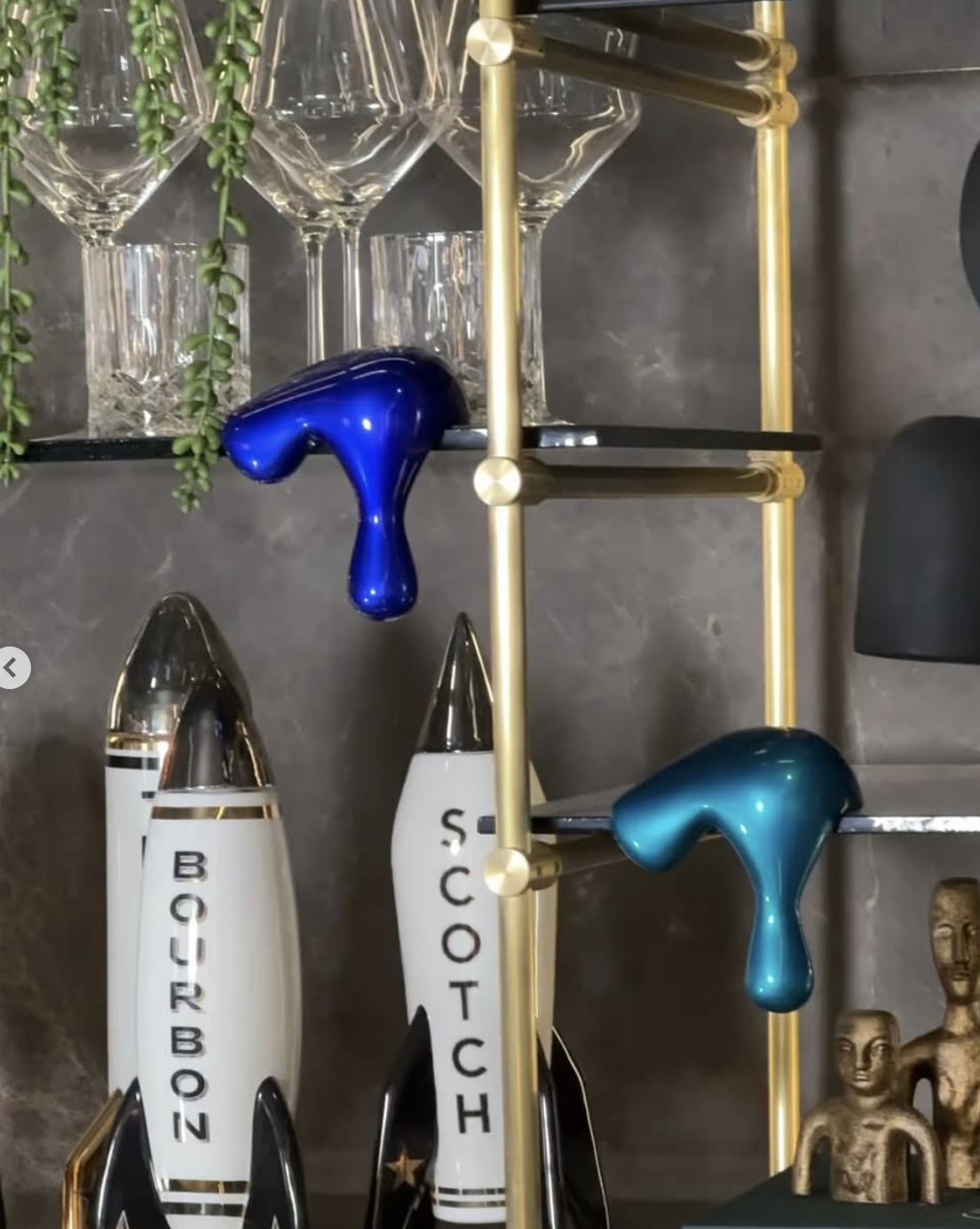 Maria Fernanda Salinas Arte Guatemala escultura azules, home decor