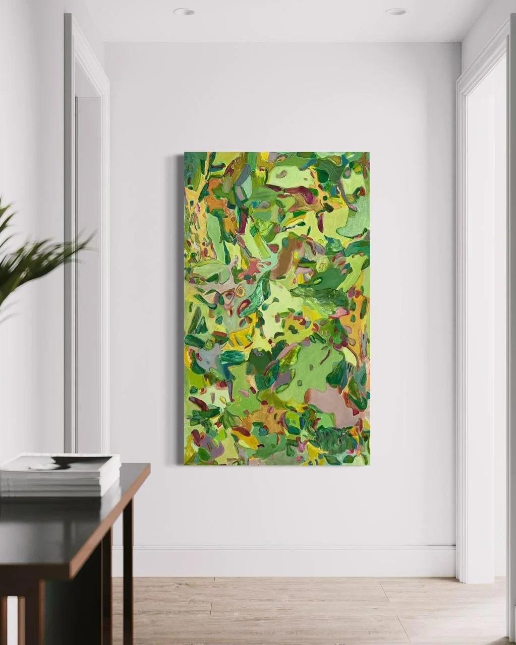 Artista: Alexandra Izrastzoff
Título: Al trópico
Serie: De la serie Portales
Técnica: Acrílico, Posca y óleo
pastel sobre lienzo
Medidas: 160x90 cm