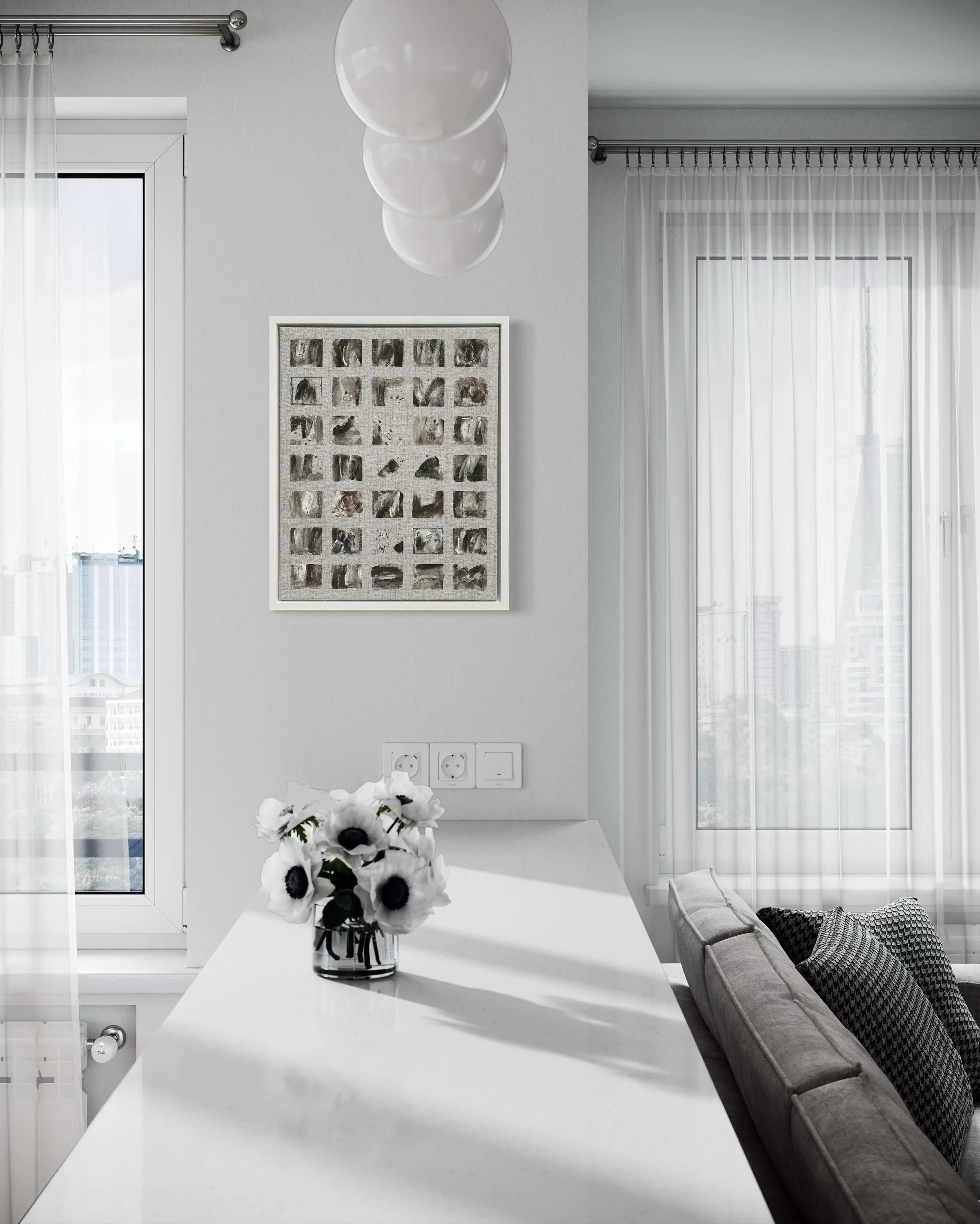 Artista: Florence Ortiz 
Título: Untitled
Serie: Fragmentos
Medidas: 54 x 44 cm
Técnica: Mix media over linen