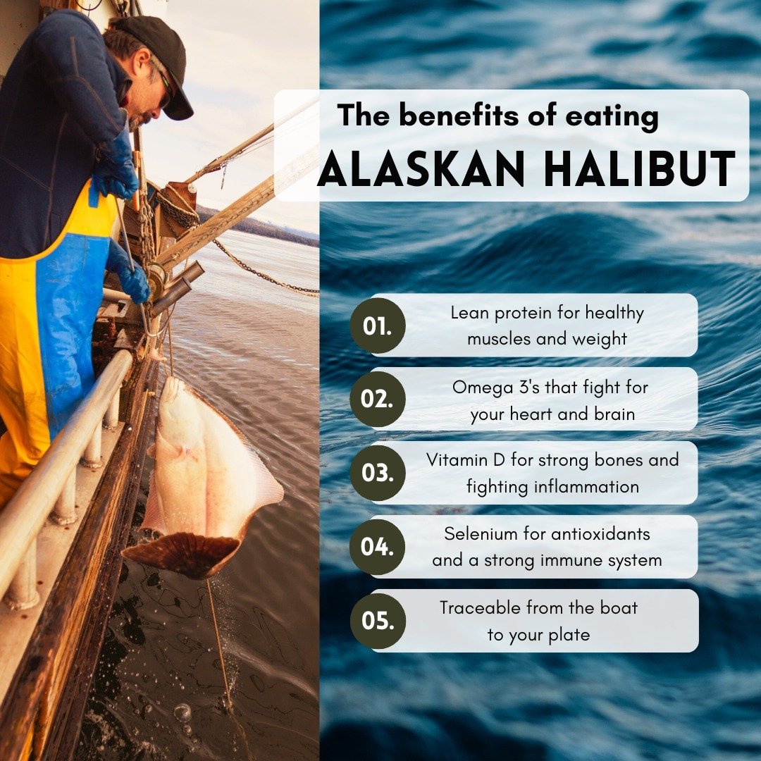 Our wild Alaskan Halibut is caught by local fishermen in sustainable fisheries and processed right here in Pelican, AK. 

Shipped to your home!

Reserve YOUR share of our catch now by pre-ordering for the 2024 season. Buy before May 11th to get the l