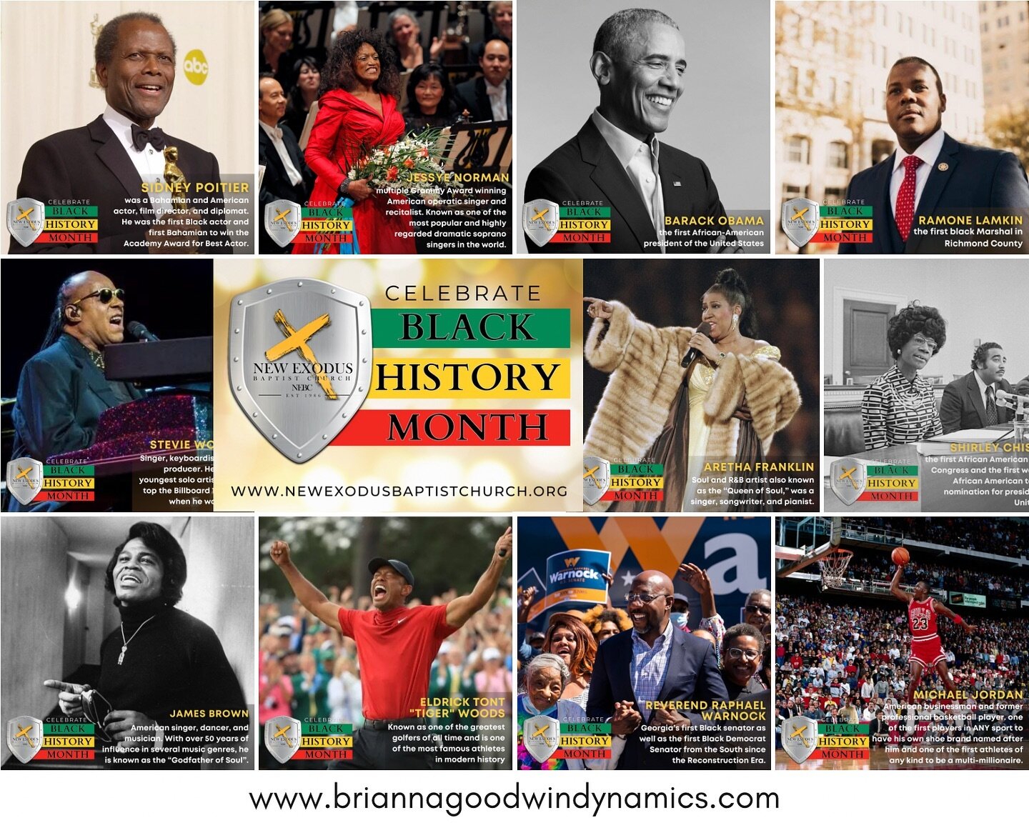 Today ends Black History Month, but our history lives on! ✊🏾❤️

Here&rsquo;s a recap of BHM posts created for NEBC this year! 

www.briannagoodwindynamics.com ⚡️