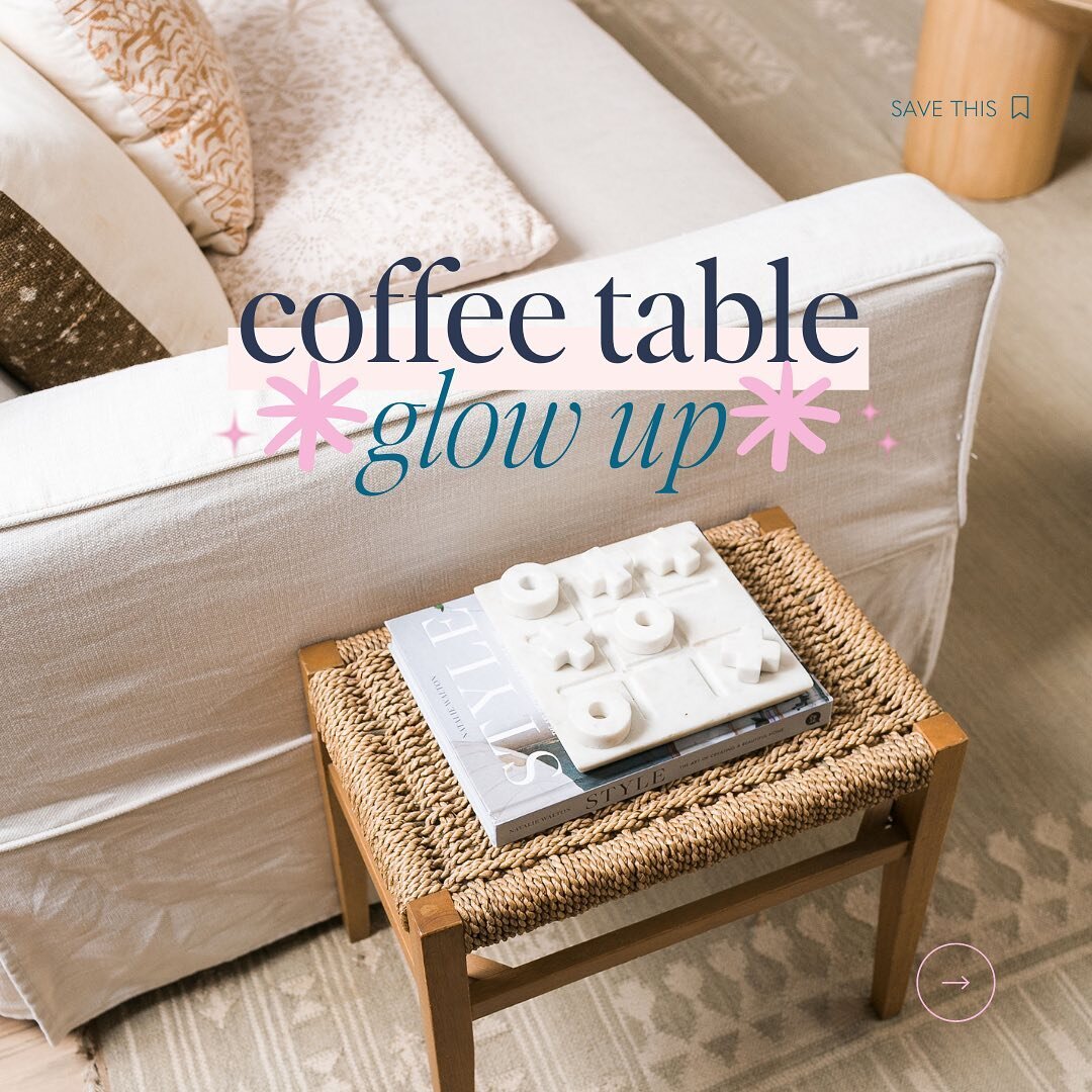 Time to add a little more fun and personality to your coffee table! 

&bull;
&bull;
&bull;

#toprealtors #movingtomadison #homedecorinspo #coffeetabledecor #coffeetables