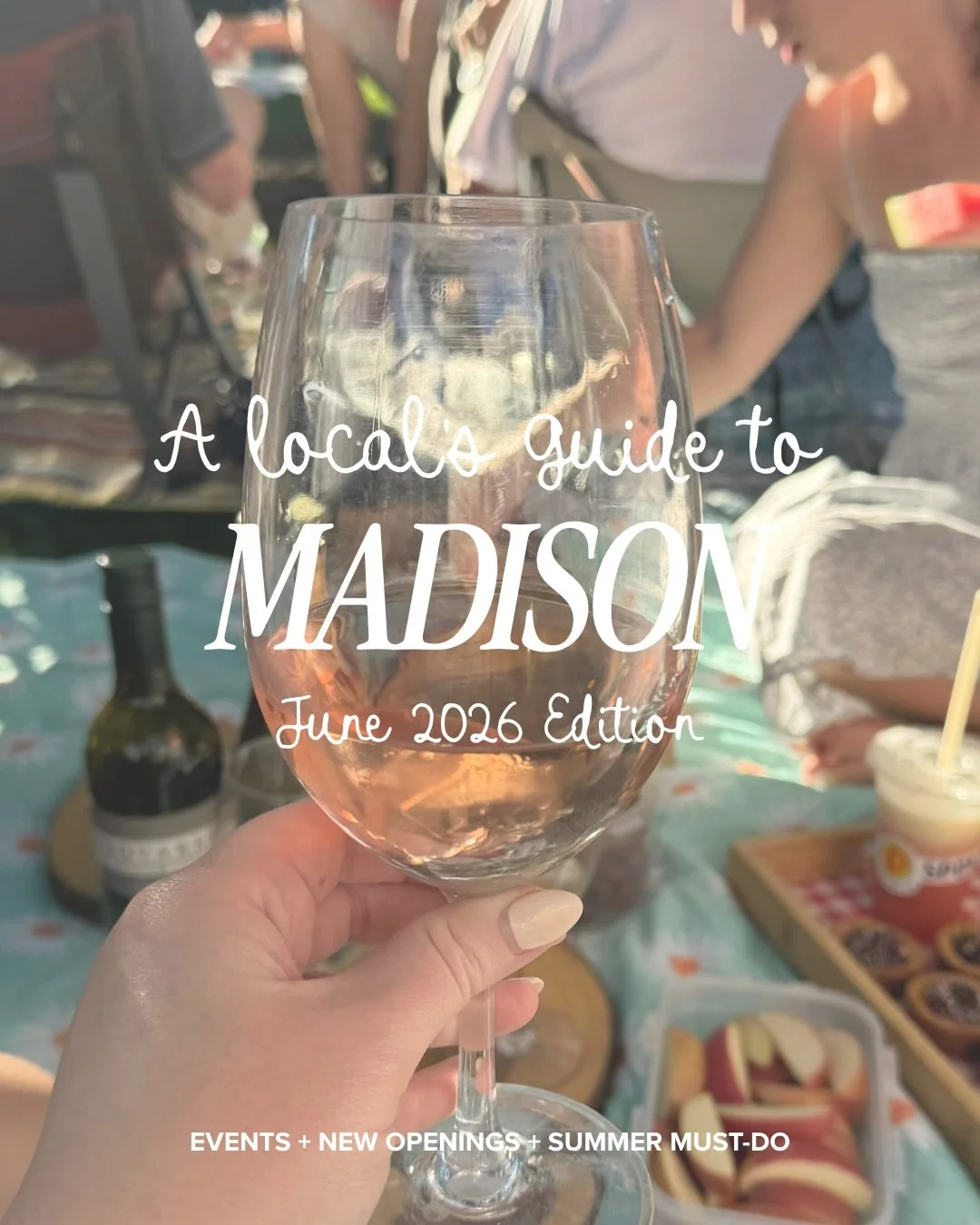 Your guide to summer events in Madison / Dane County Area this June 👉

June is one of my favorite months because Madison truly comes alive. The patios are open &amp; bustling, the calendar is loaded, and the weekends fill up fast. 

I rounded up the
